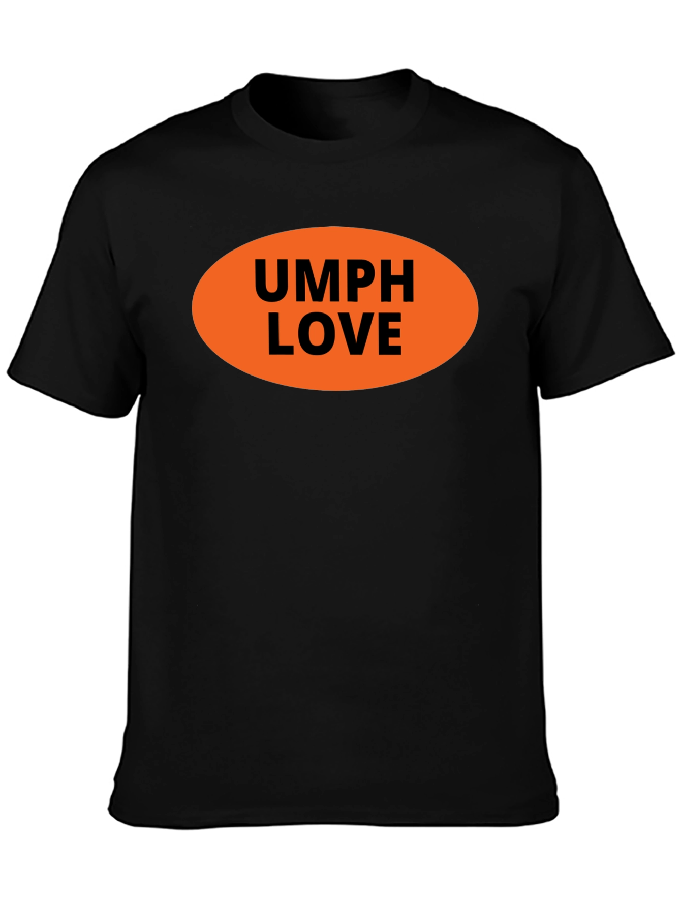 UMPH LOVE Graphic Tee - Black Cotton T-Shirt