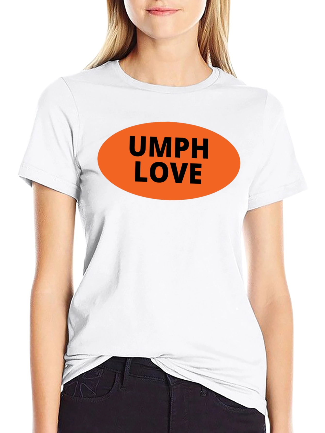 UMPH LOVE Graphic Tee - Black Cotton T-Shirt