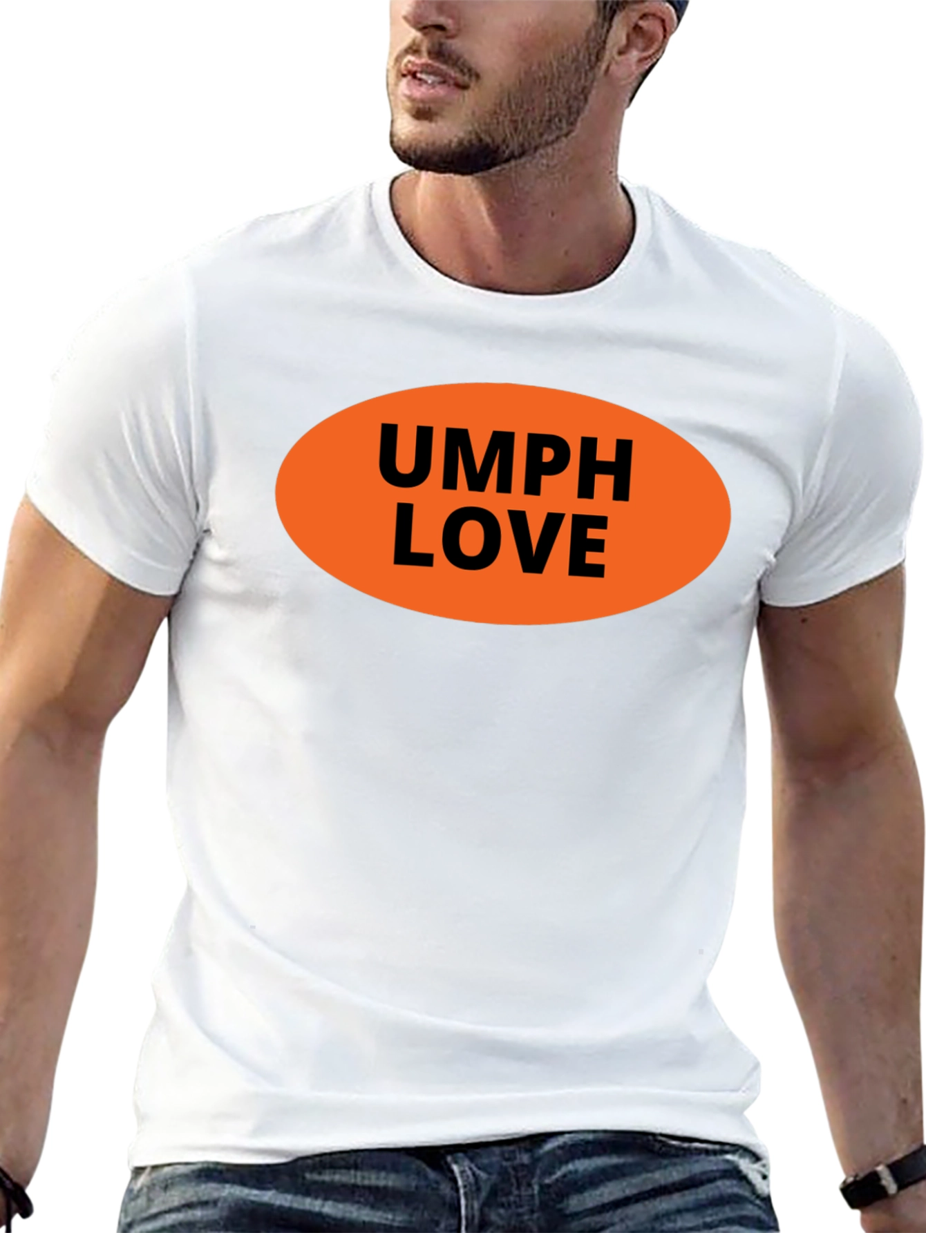 UMPH LOVE Graphic Tee - Black Cotton T-Shirt