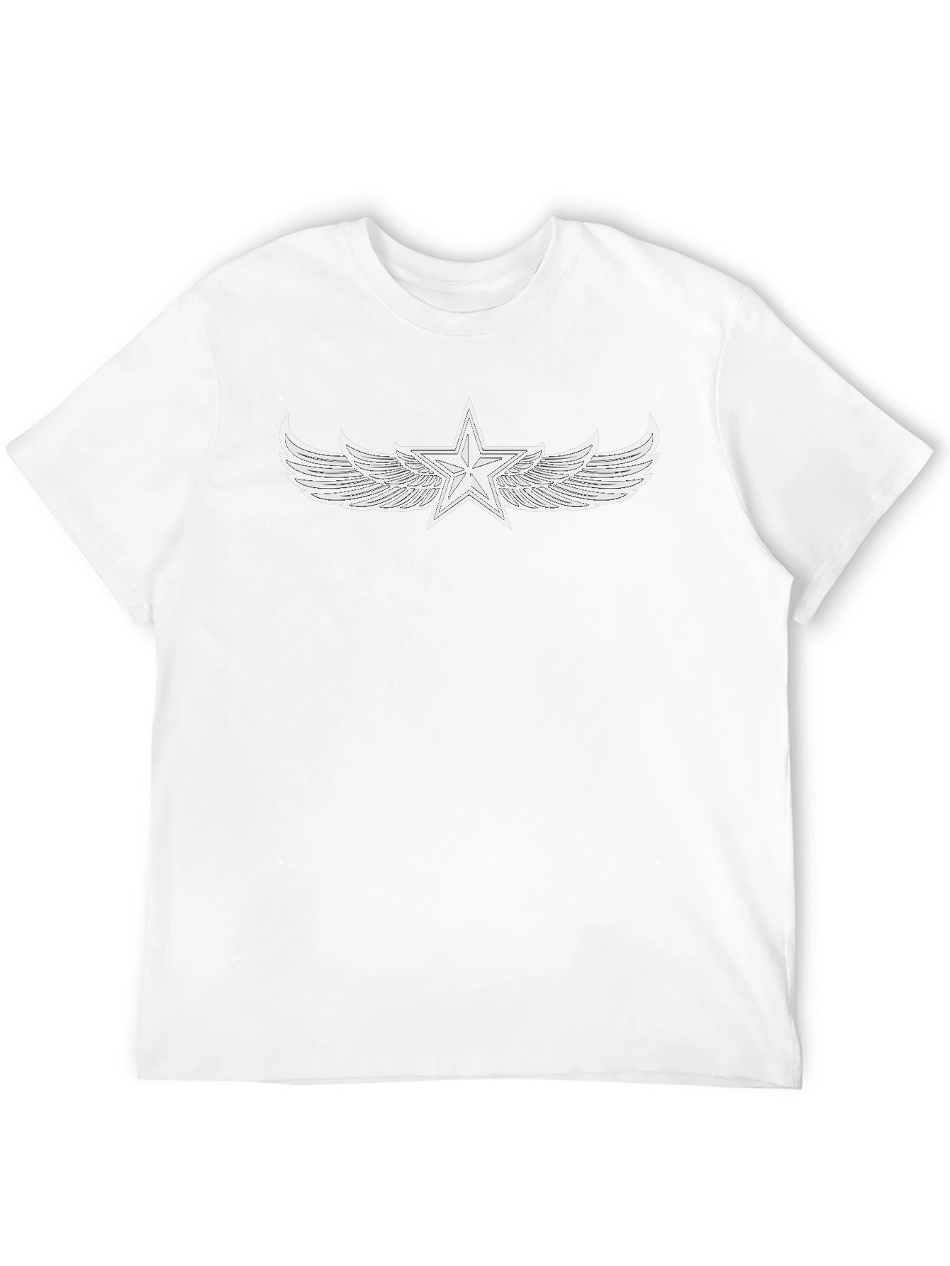 Winged Star Graphic Tee - Cool Style