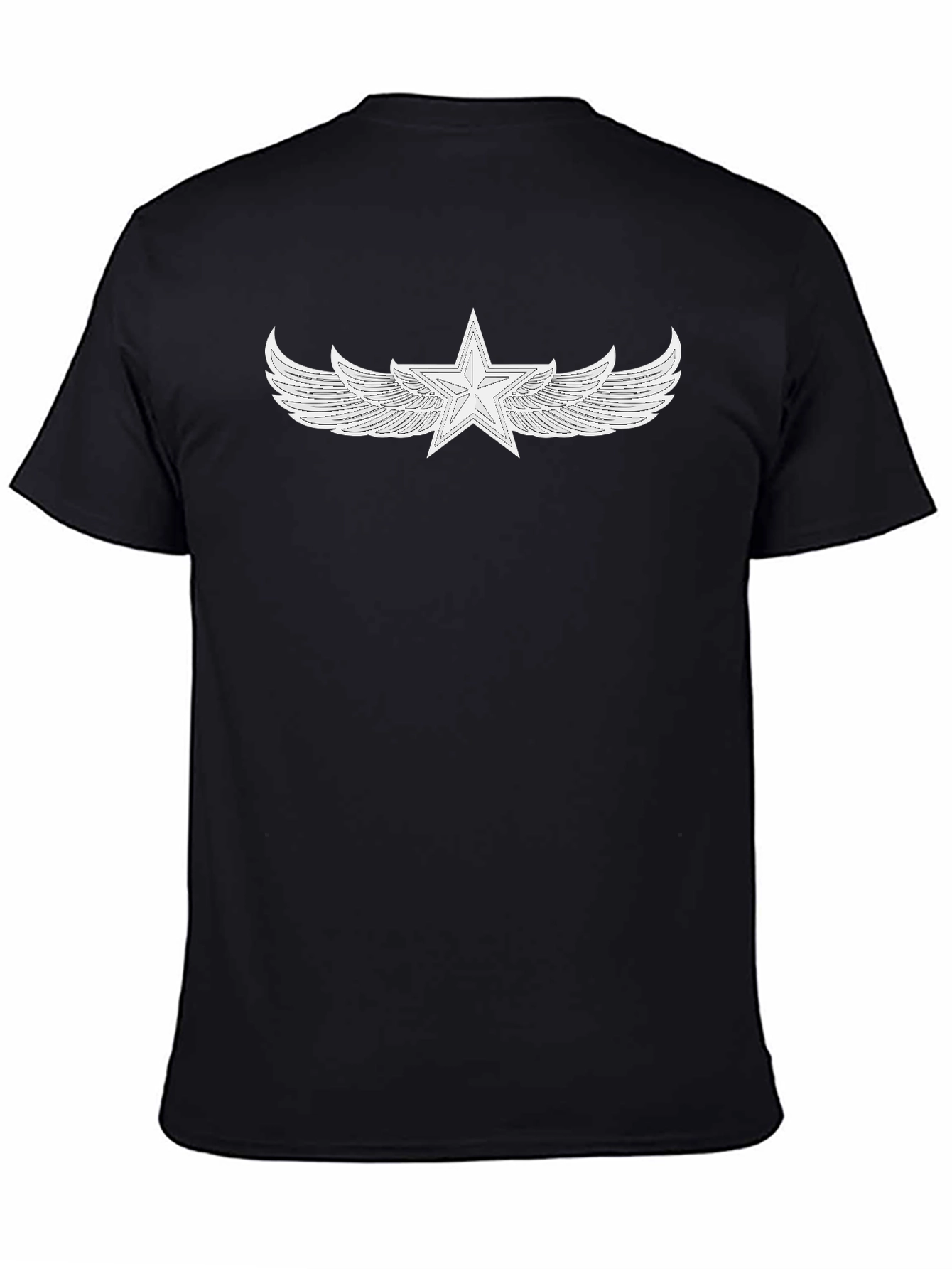 Winged Star Graphic Tee - Cool Style