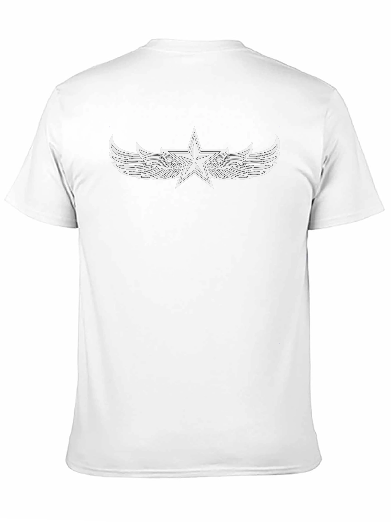 Winged Star Graphic Tee - Cool Style