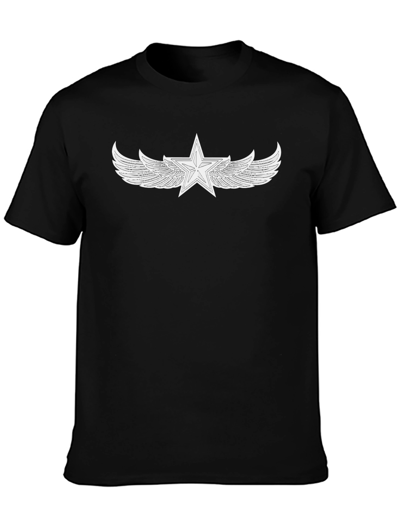 Winged Star Graphic Tee - Cool Style