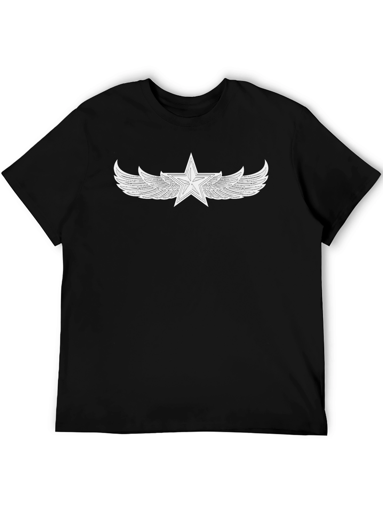 Winged Star Graphic Tee - Cool Style