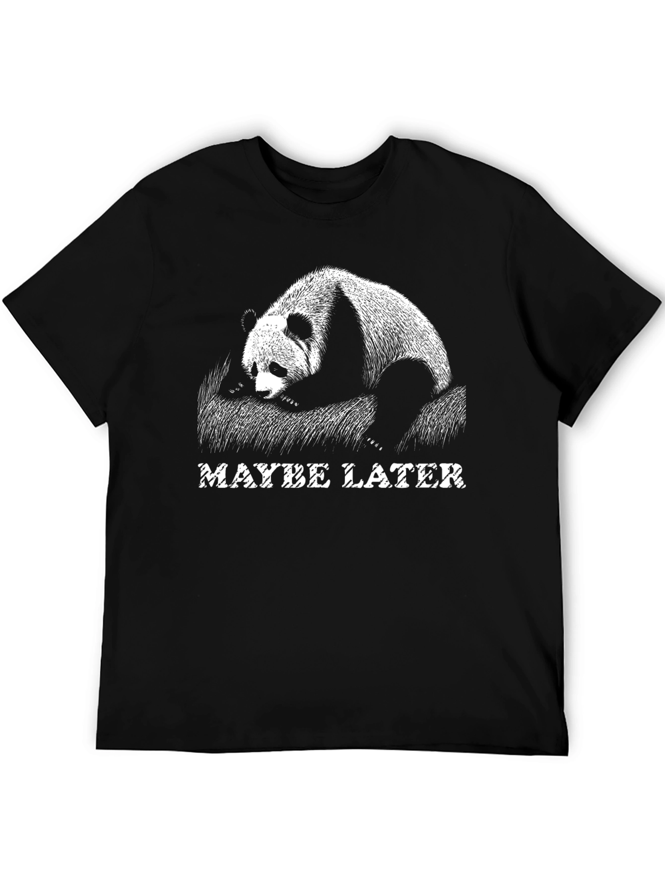 Maybe Later Panda Graphic Tee