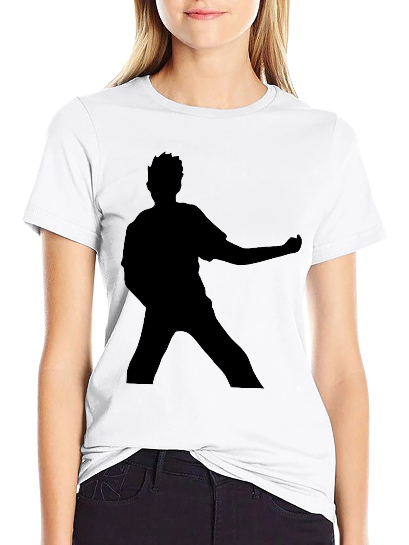 Silhouette Graphic Tee - Black