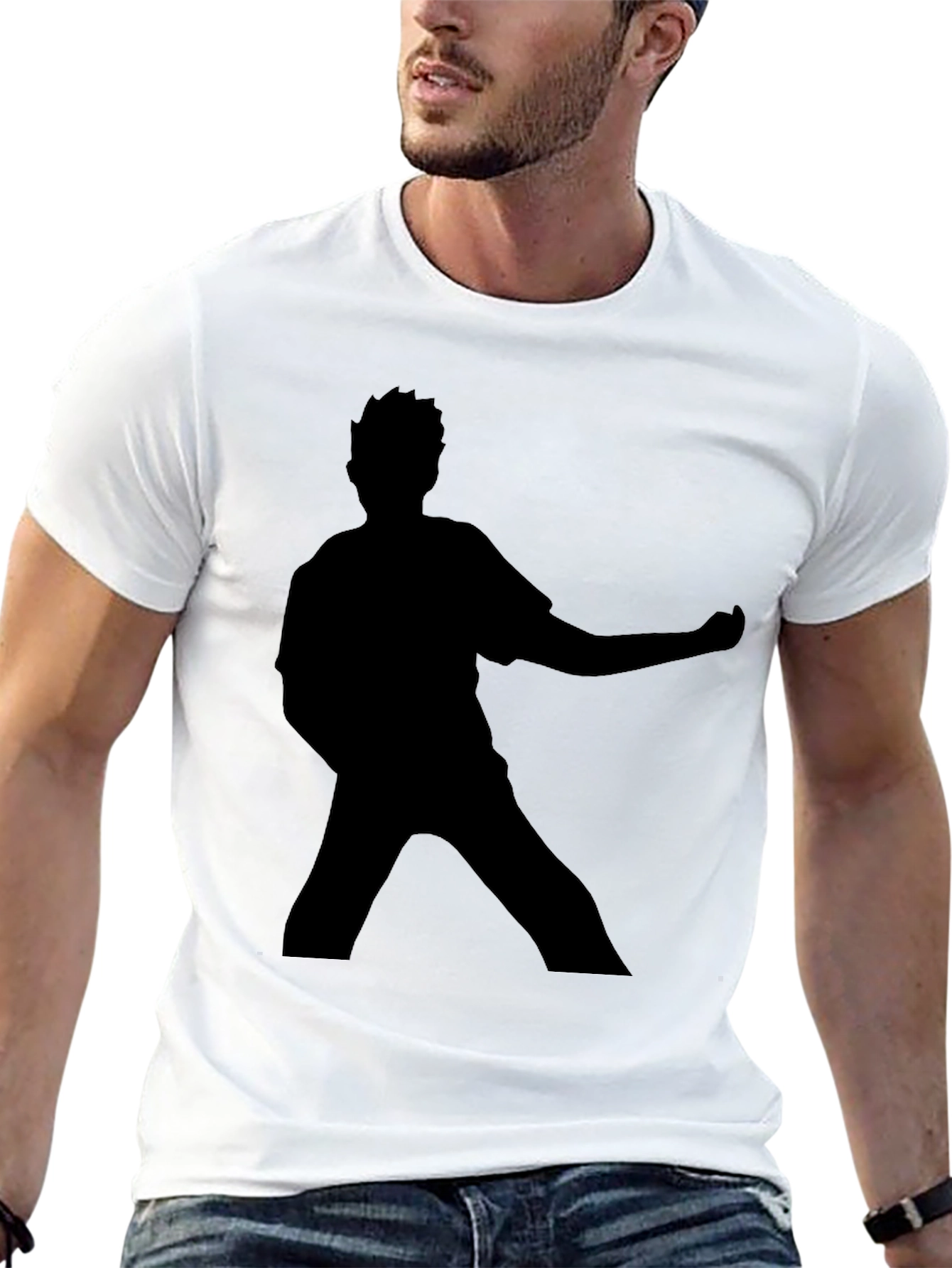 Silhouette Graphic Tee - Black
