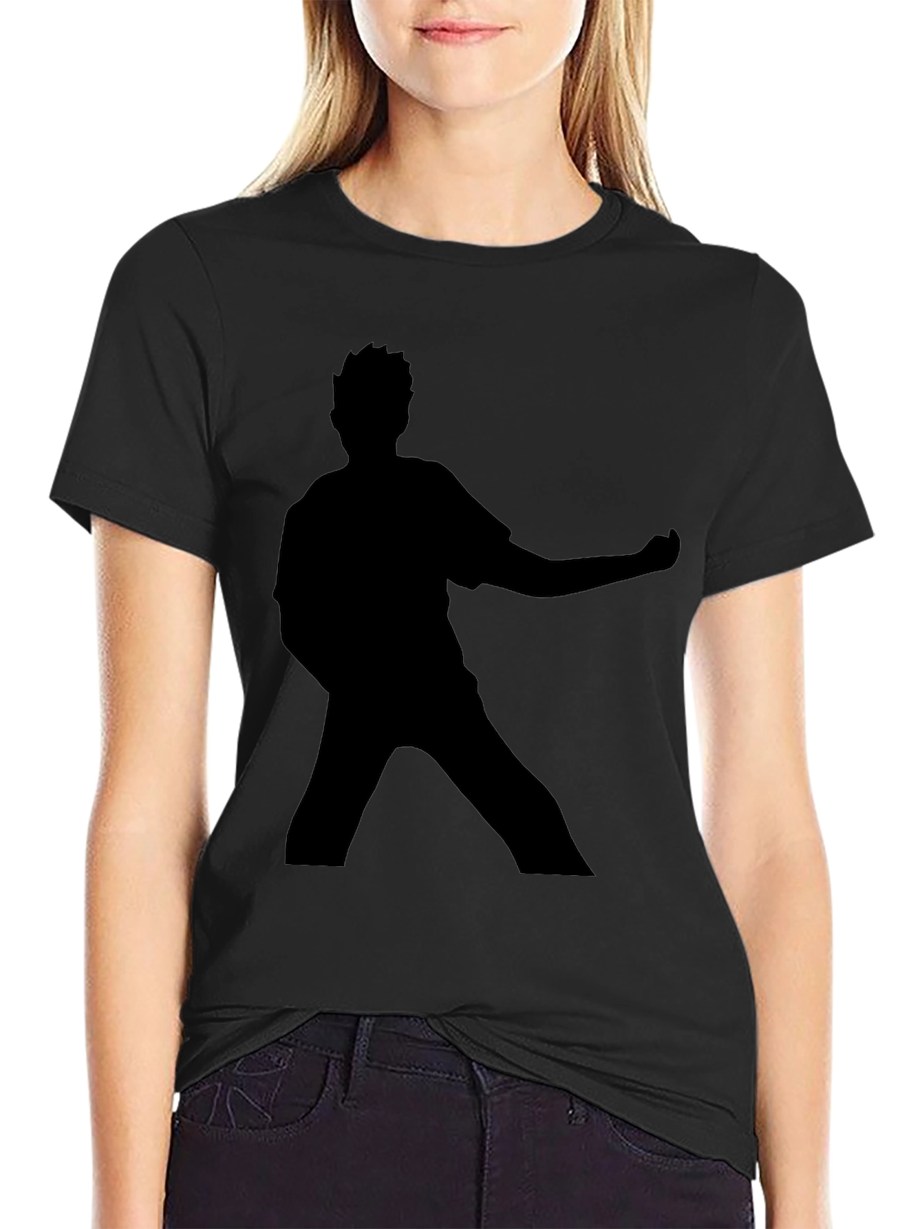 Silhouette Graphic Tee - Black