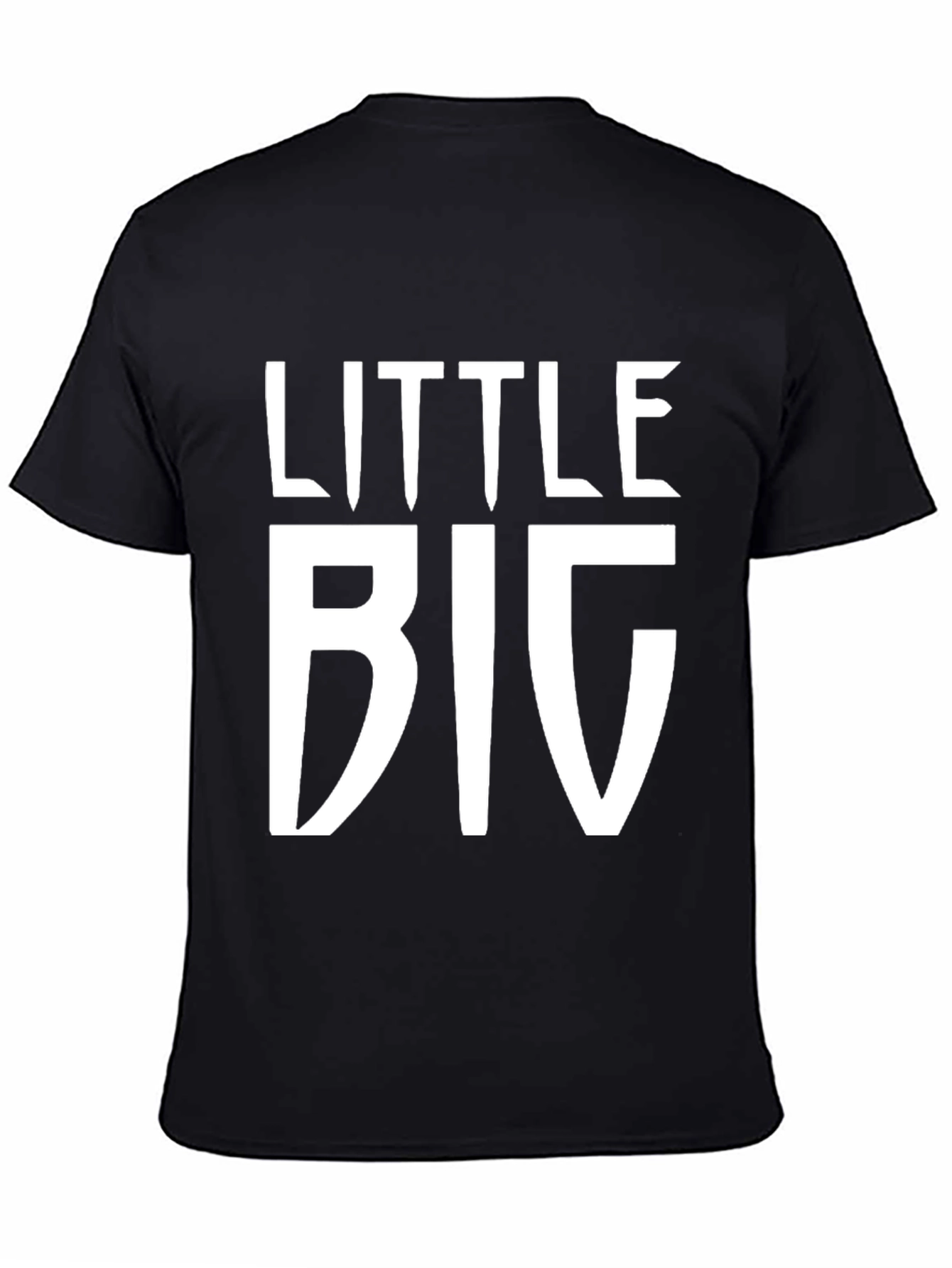 Little Big Black T-Shirt - Novelty Graphic Tee