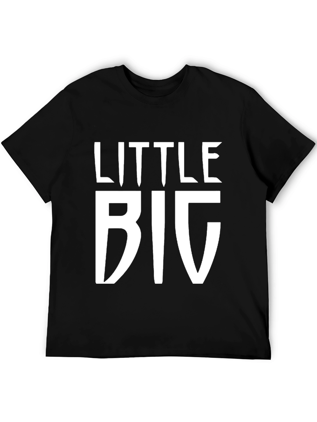 Little Big Black T-Shirt - Novelty Graphic Tee