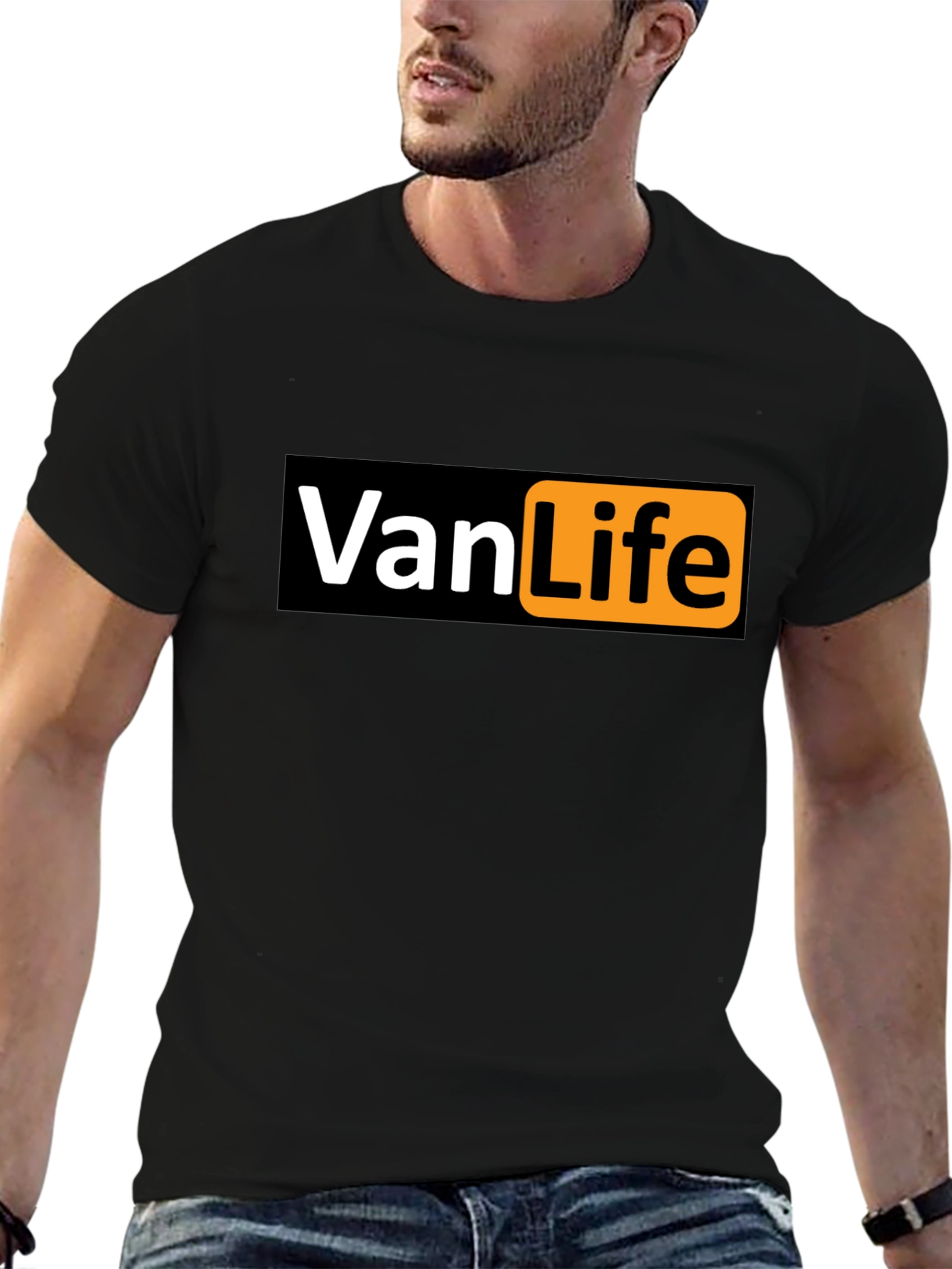 Van Life Graphic T-Shirt - Black