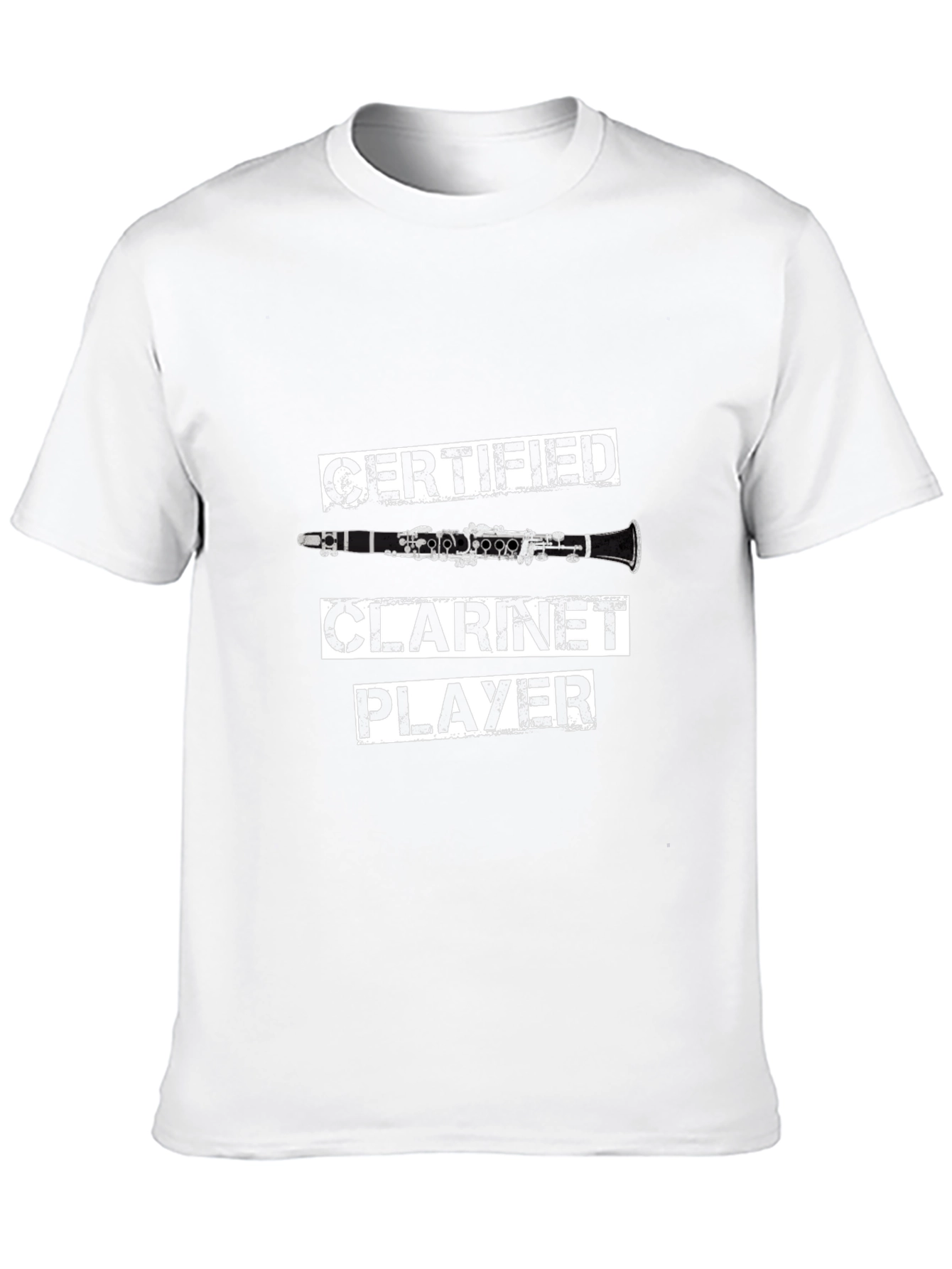 Certified Clarinet Player T-Shirt - Black