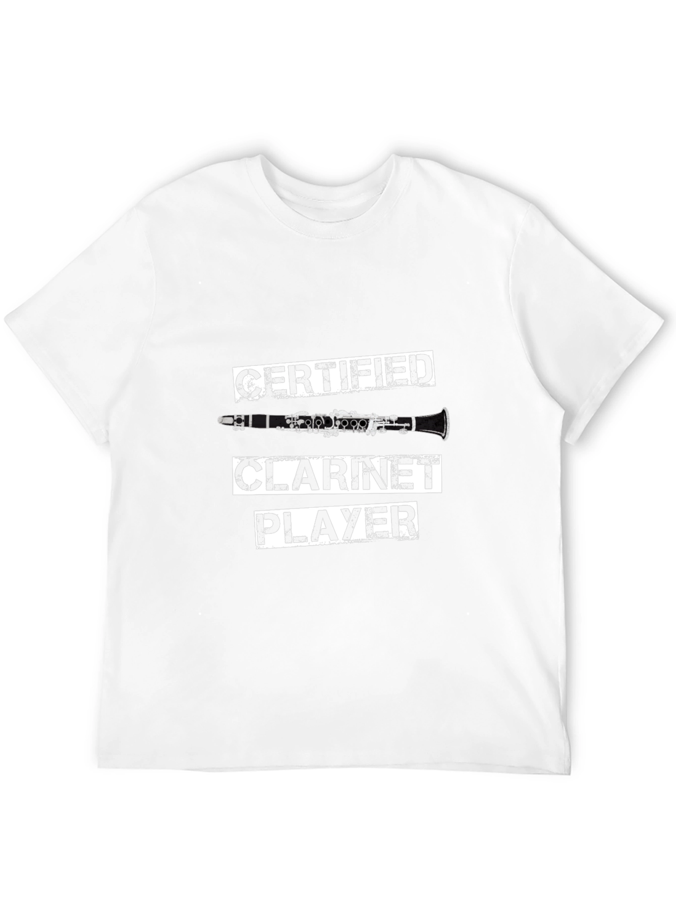 Certified Clarinet Player T-Shirt - Black
