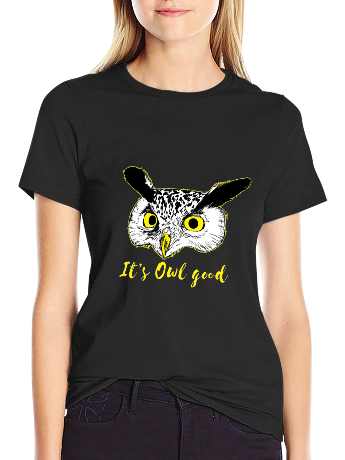 Funny Owl Graphic T-Shirt - Its Owl Good!