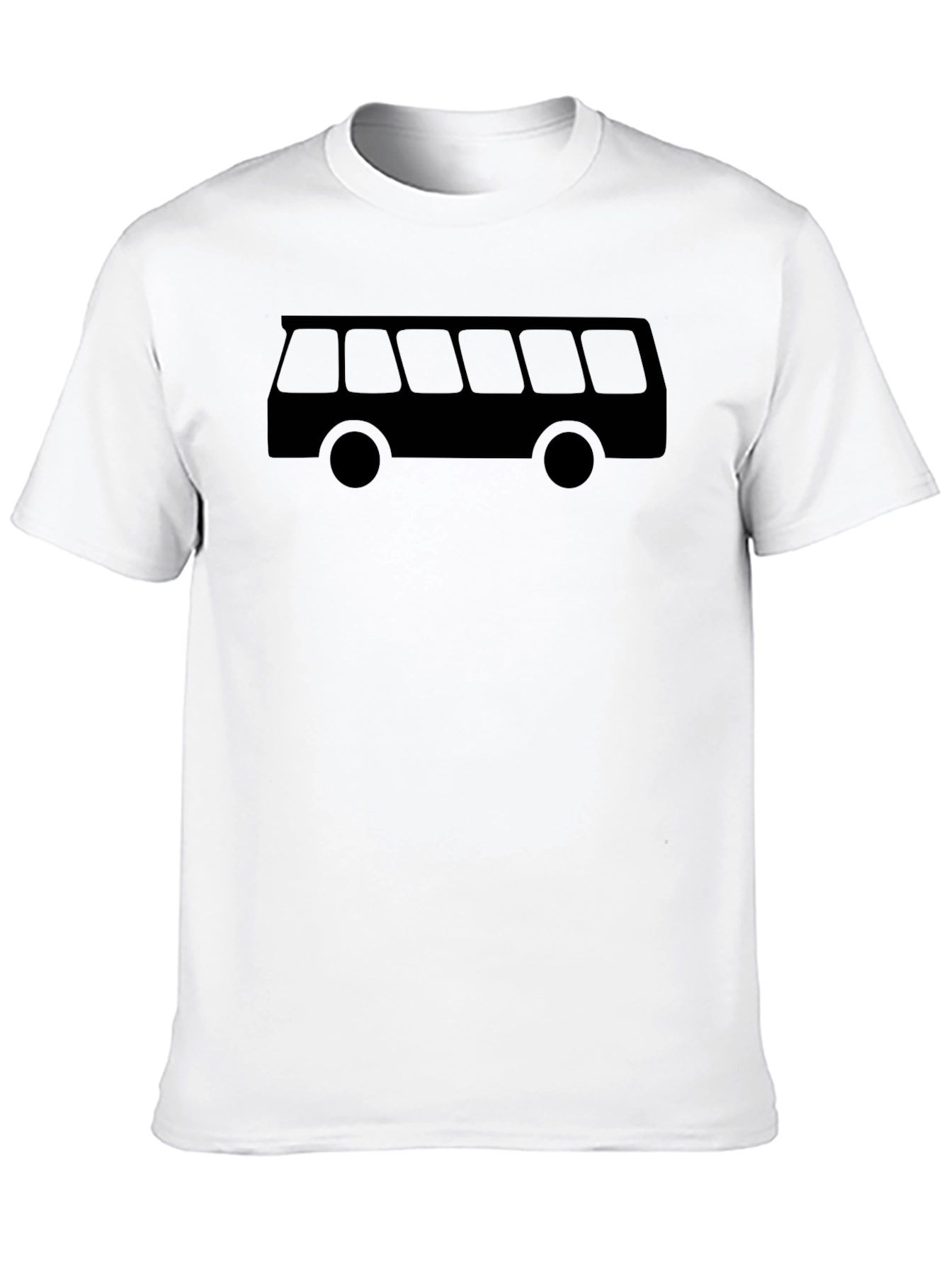Retro Bus Graphic Tee - Black