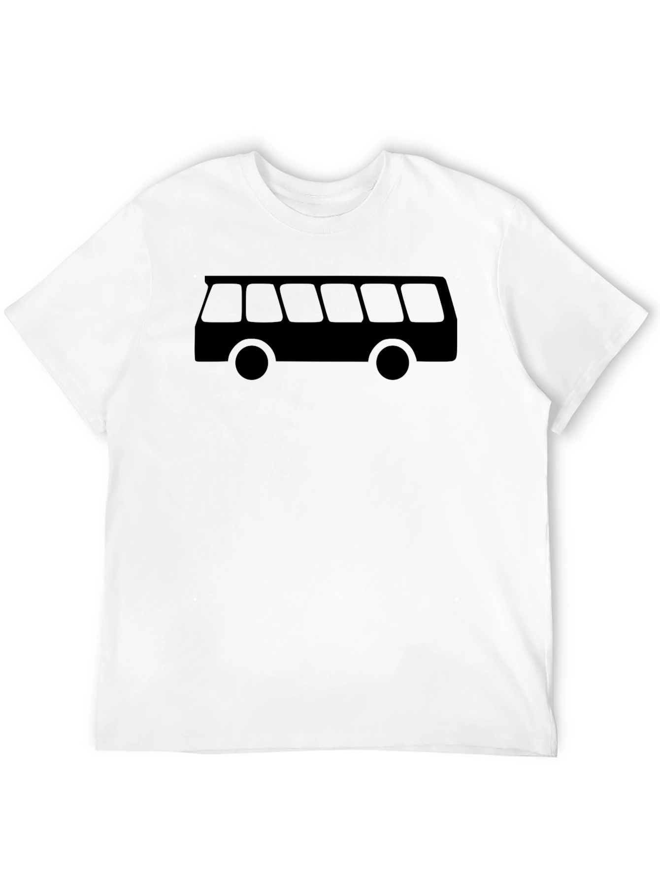 Retro Bus Graphic Tee - Black