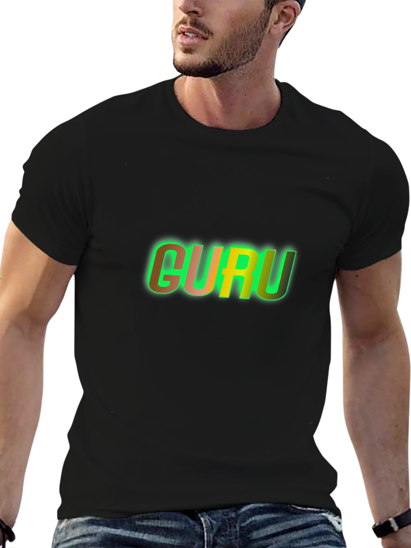 Guru Black T-Shirt