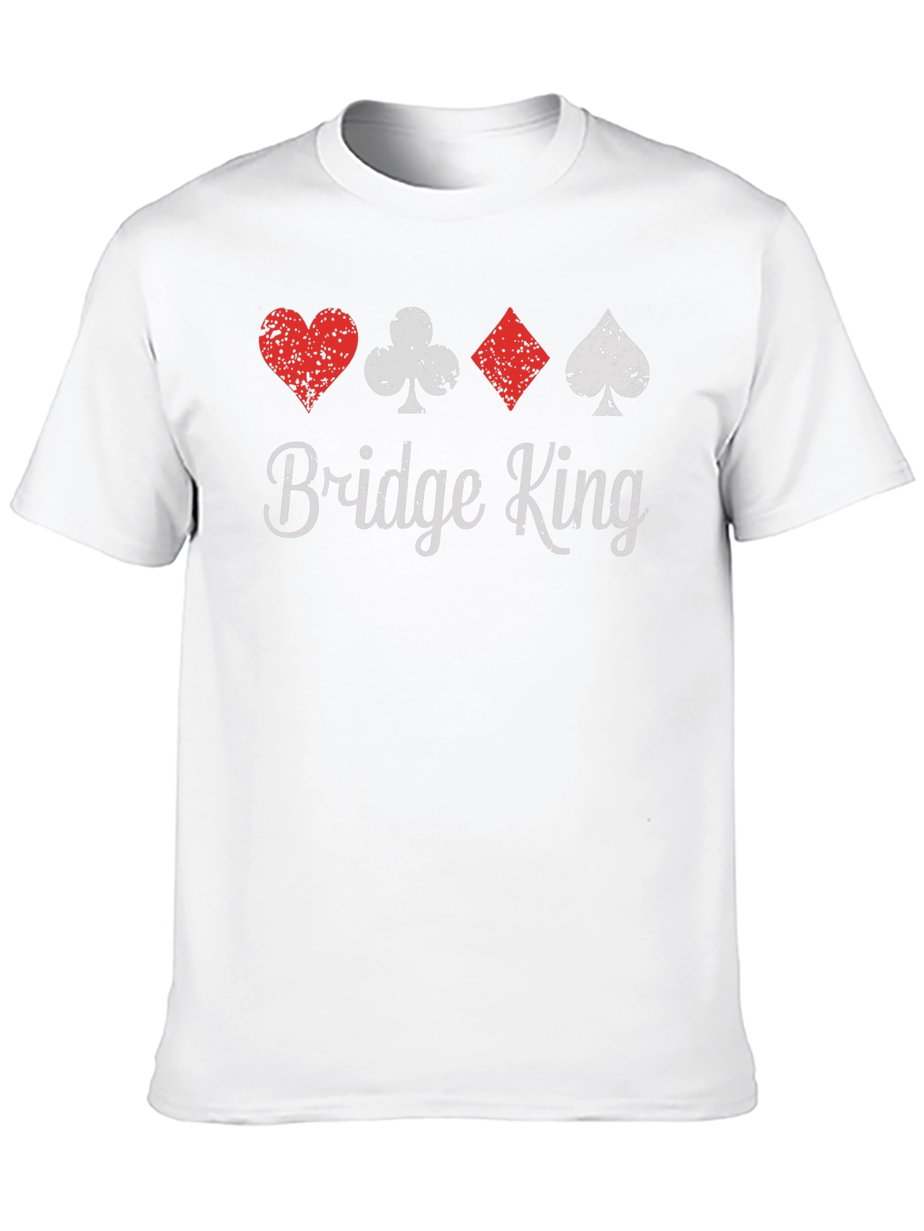 Bridge King Playing Card Suit T-Shirt