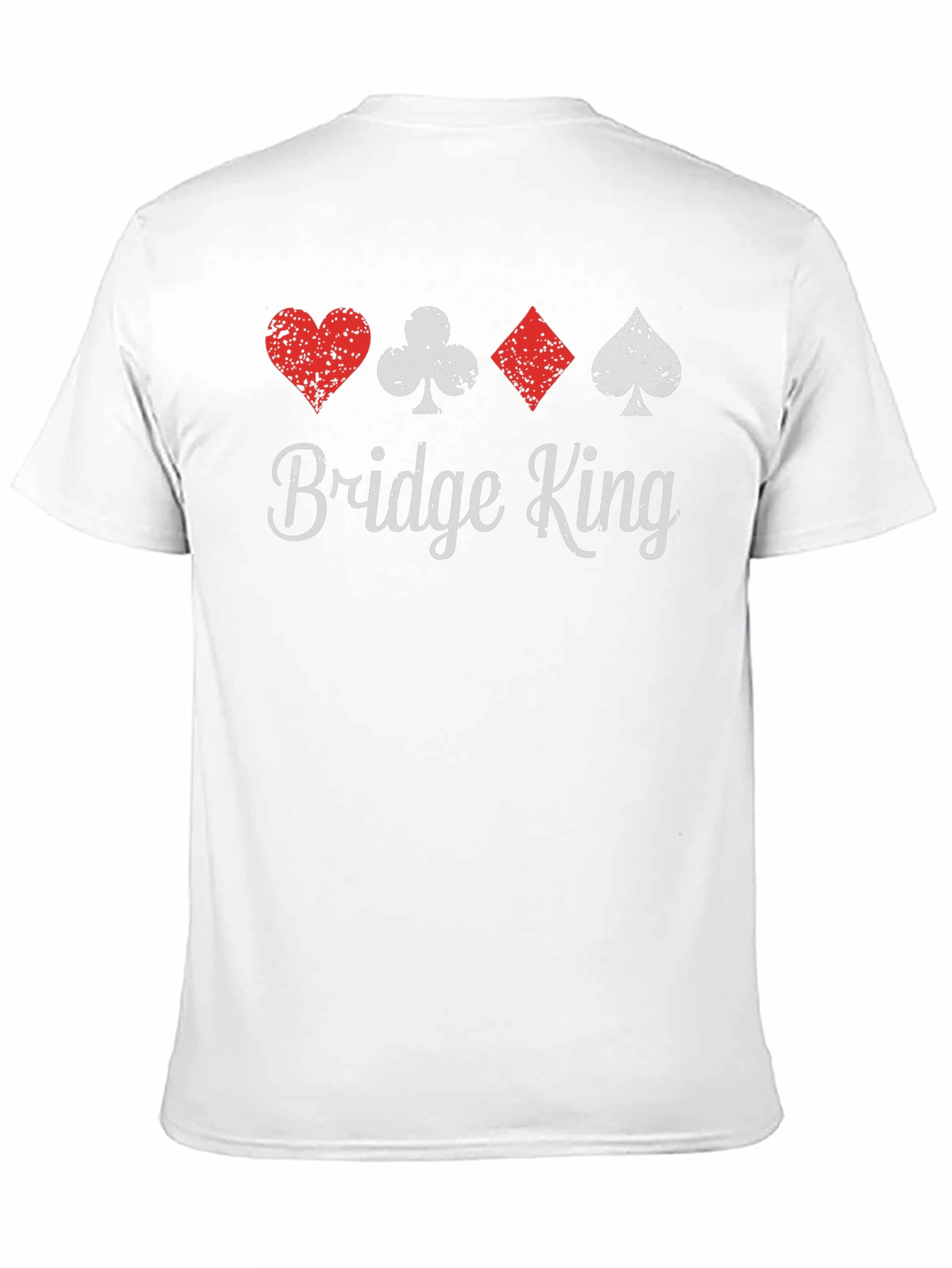 Bridge King Playing Card Suit T-Shirt
