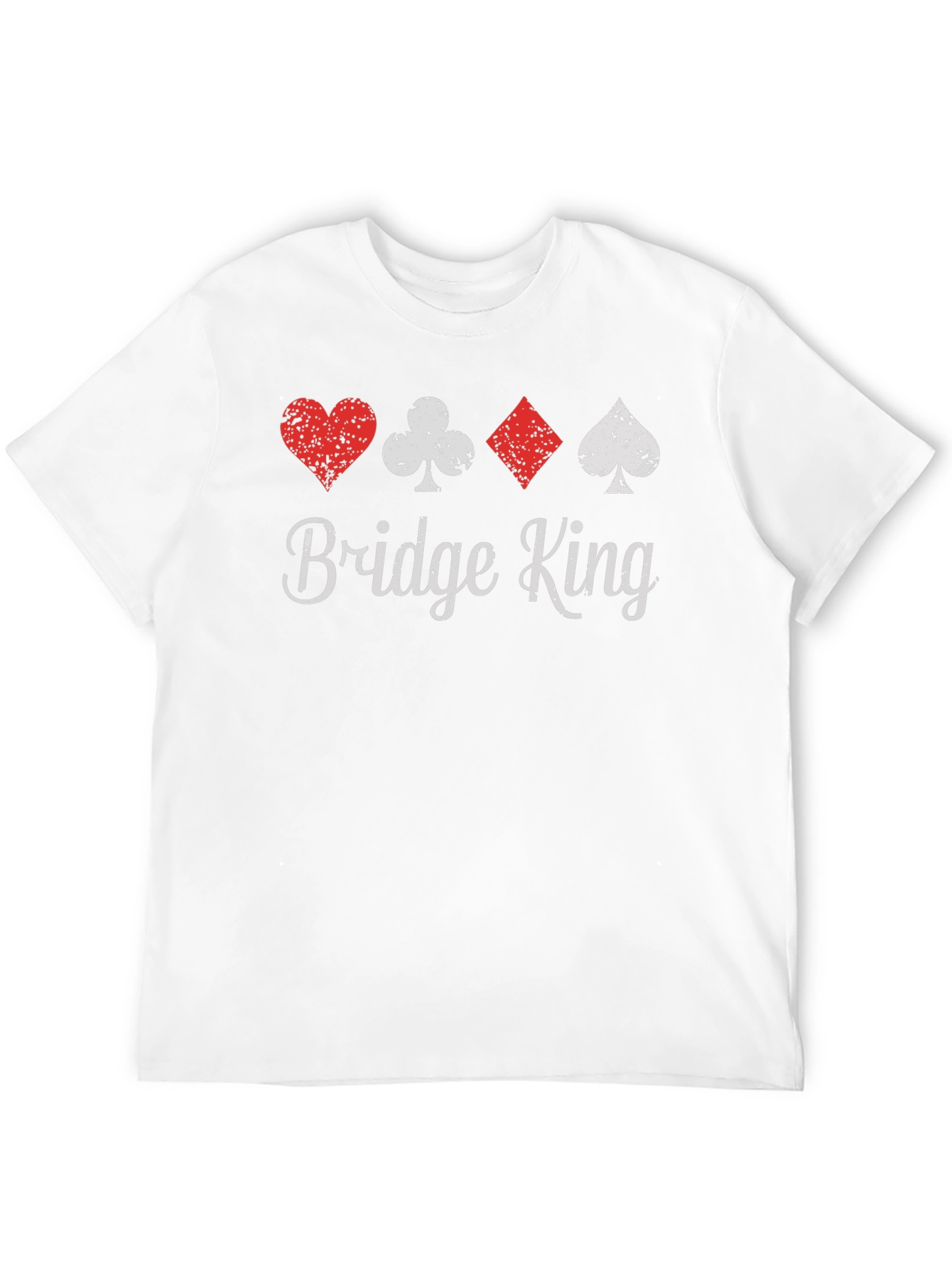 Bridge King Playing Card Suit T-Shirt