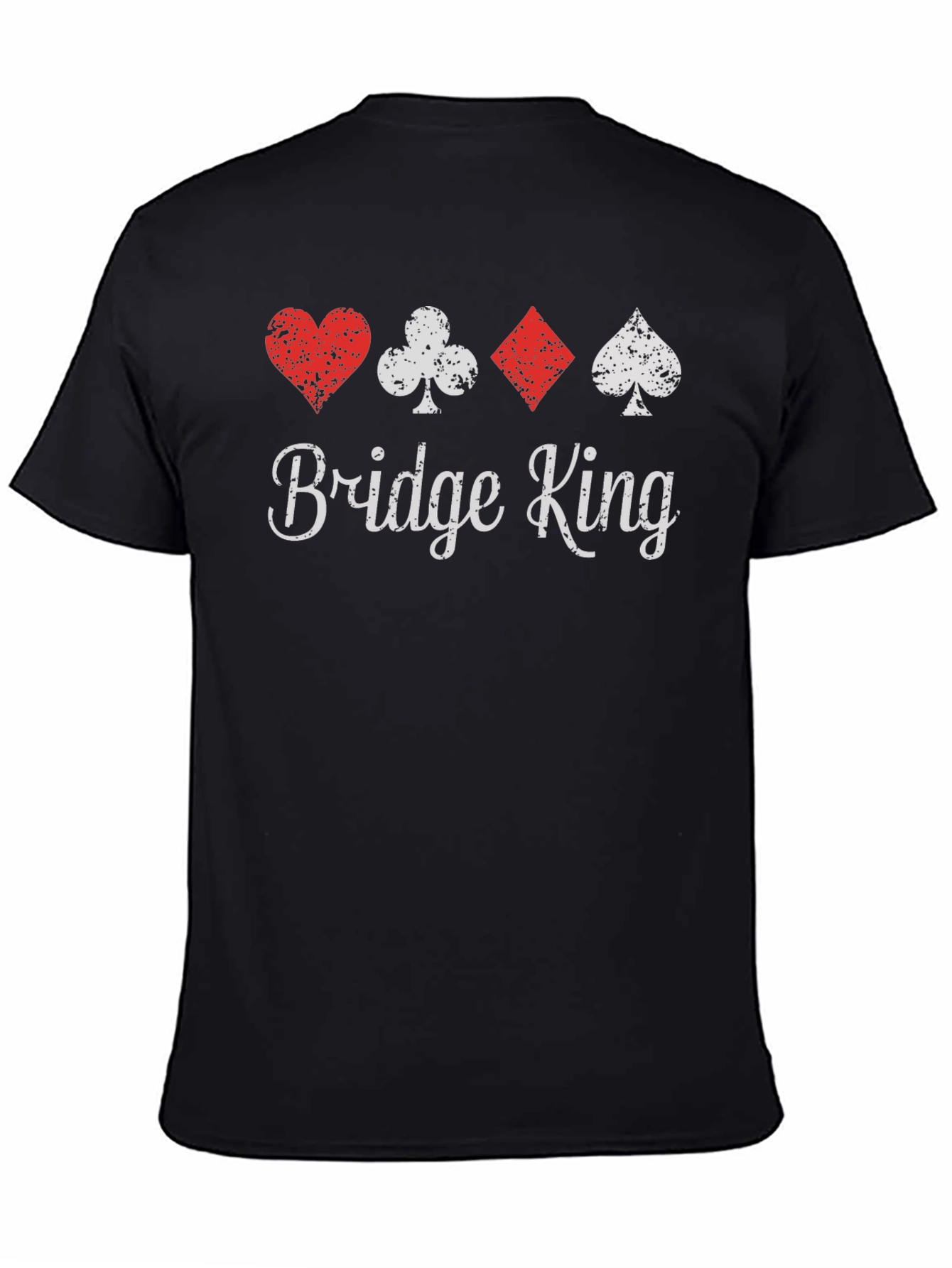 Bridge King Playing Card Suit T-Shirt
