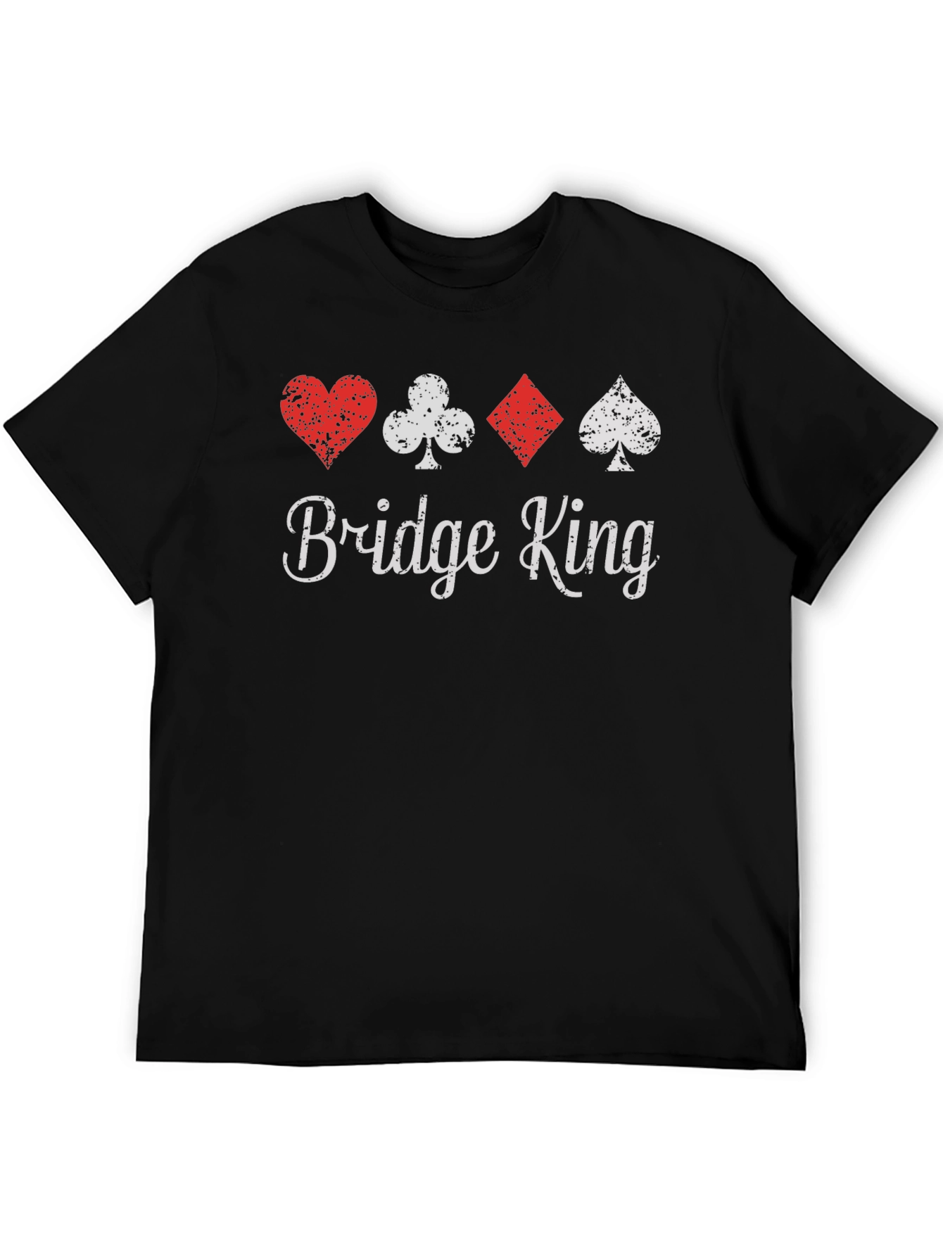Bridge King Playing Card Suit T-Shirt