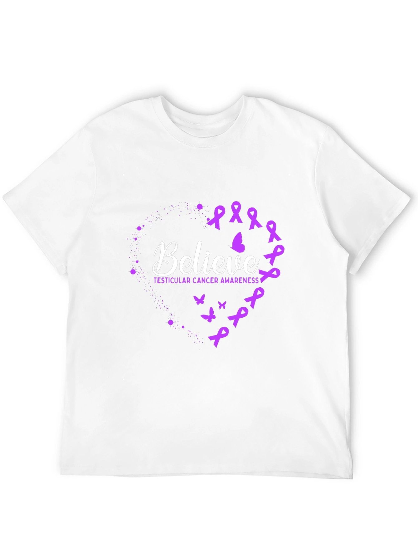 Believe Testicular Cancer Awareness T-Shirt