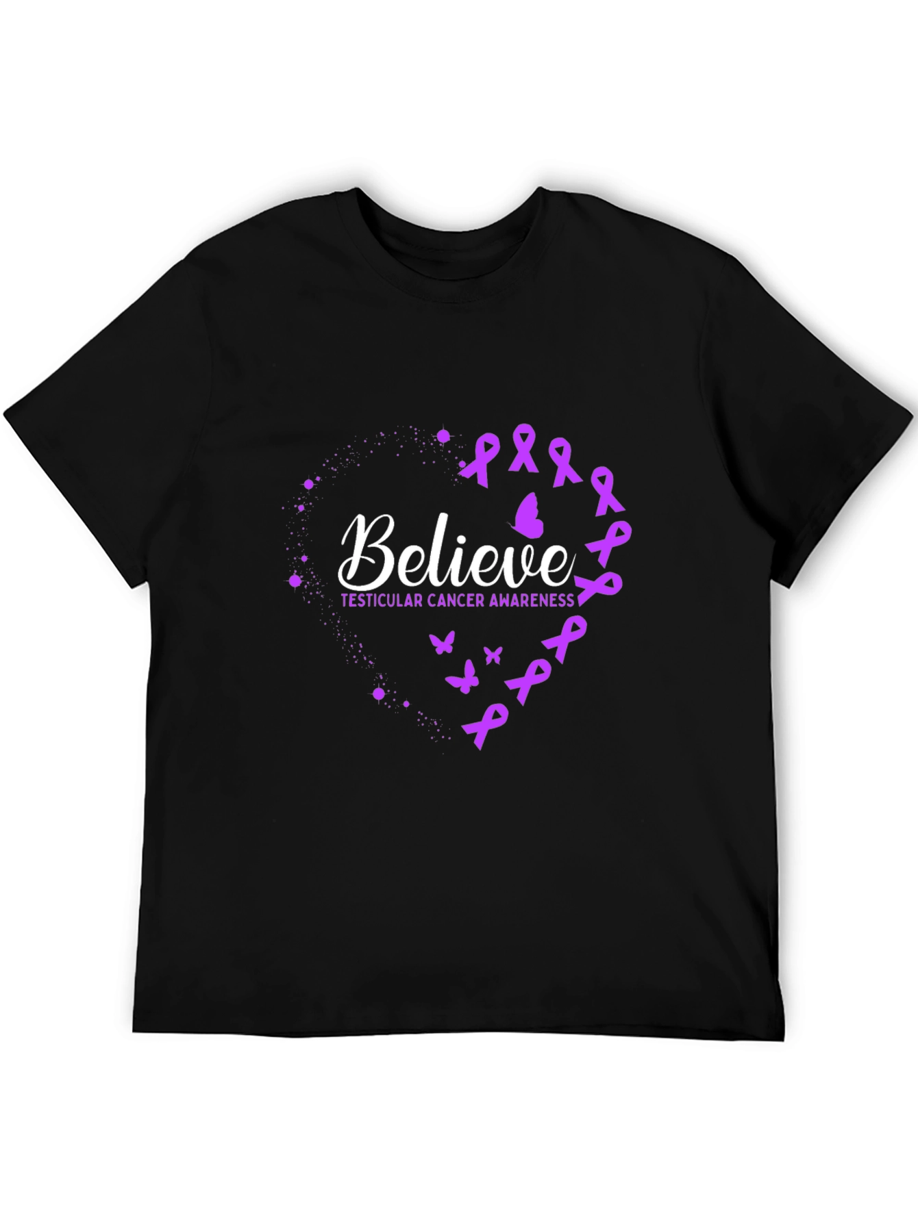 Believe Testicular Cancer Awareness T-Shirt