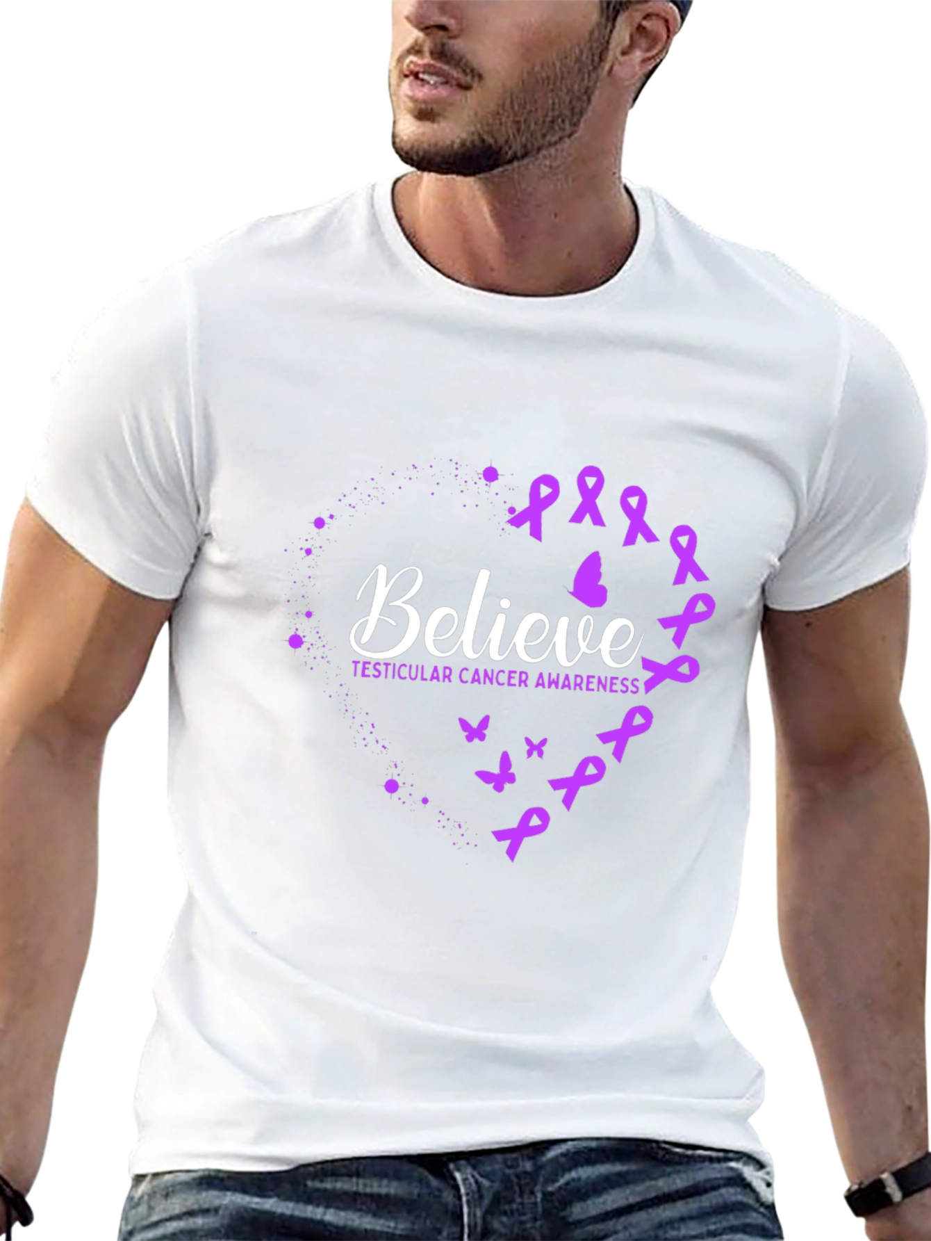 Believe Testicular Cancer Awareness T-Shirt