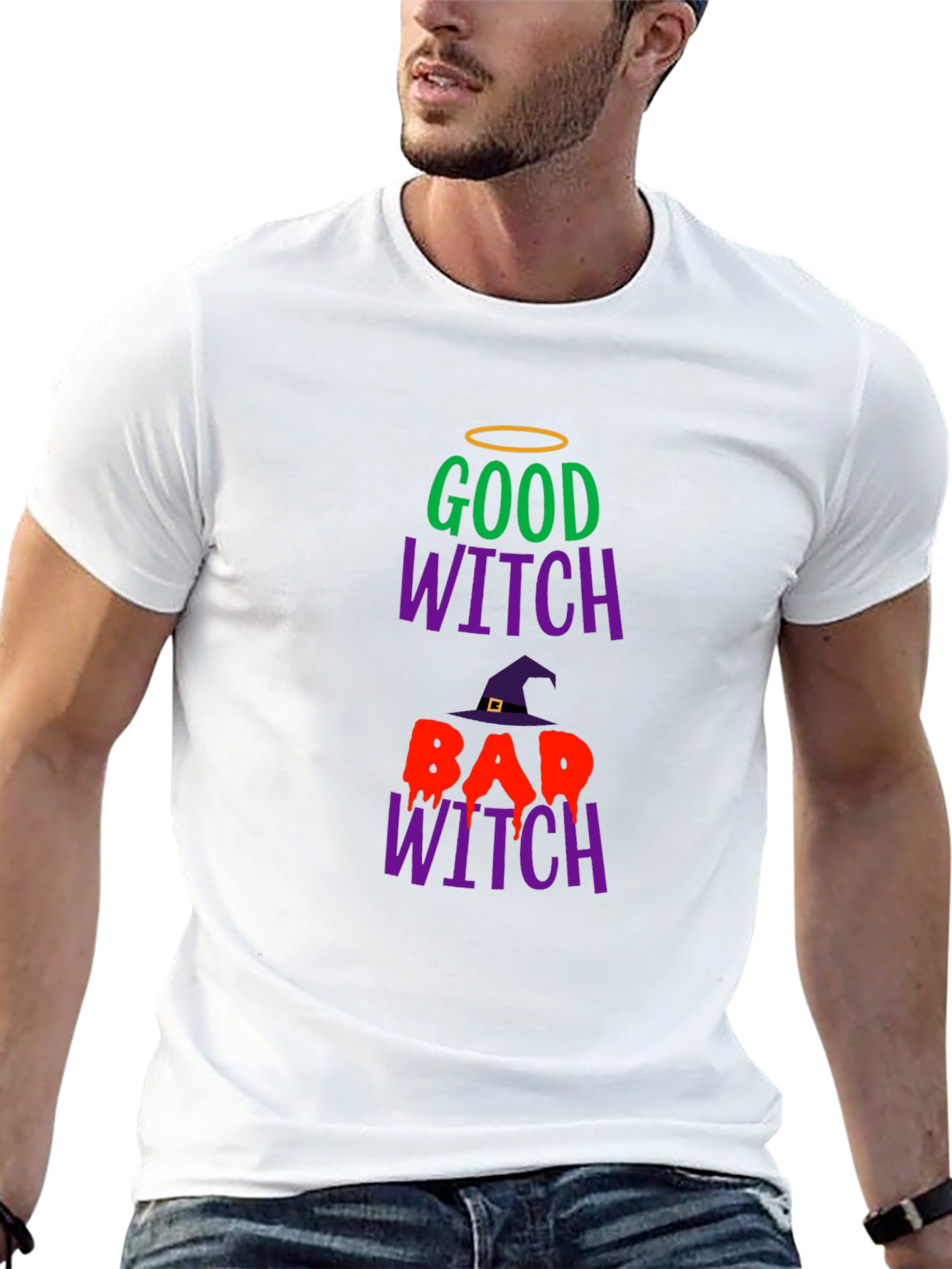 Good Witch Bad Witch Halloween T-Shirt