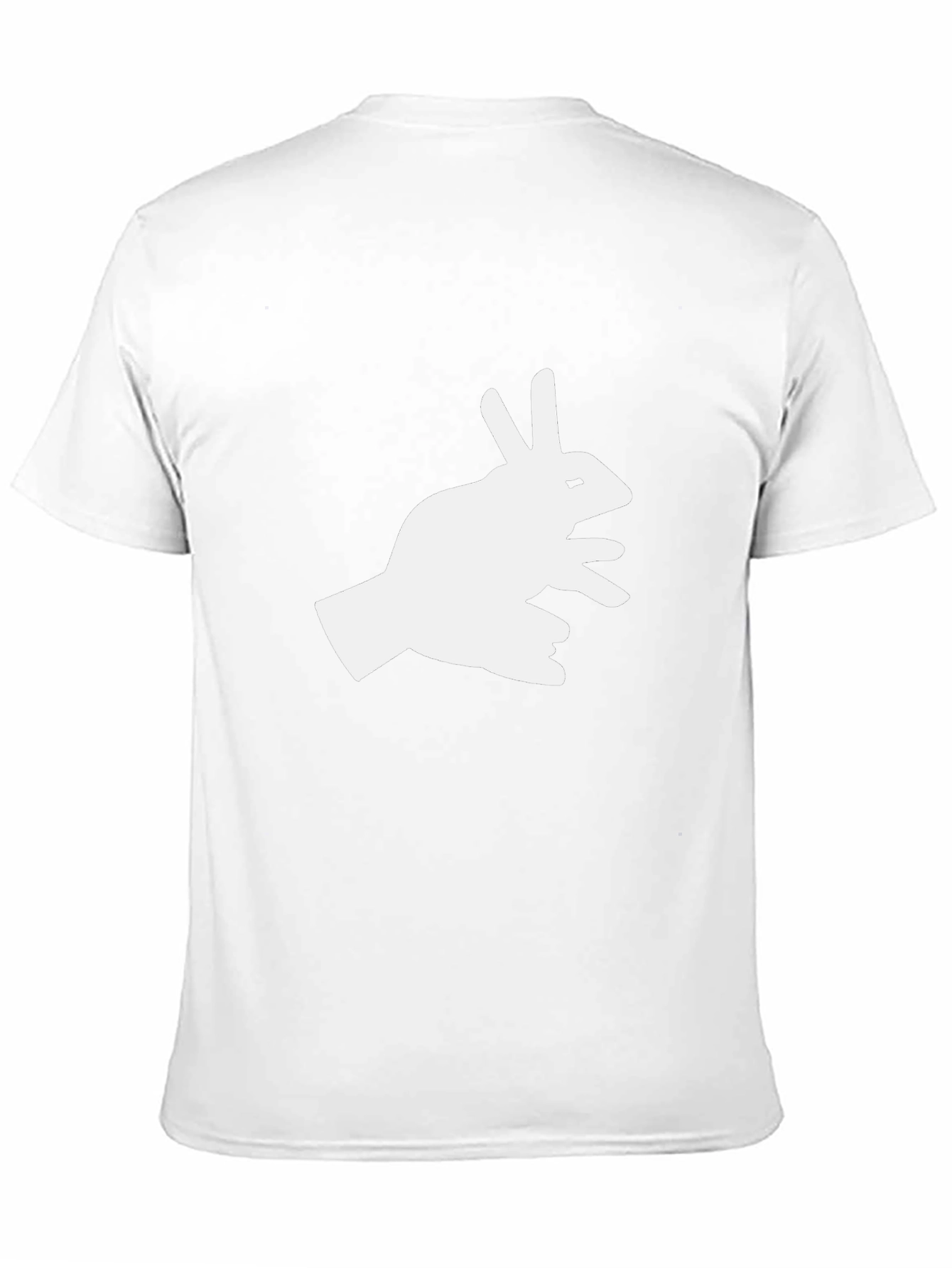 Shadow Rabbit Tee - Fun Hand Puppet T-Shirt