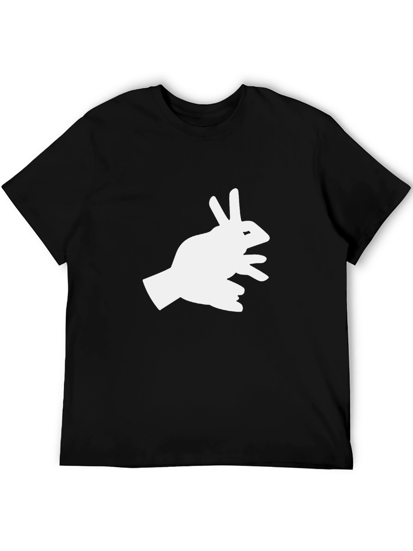 Shadow Rabbit Tee - Fun Hand Puppet T-Shirt