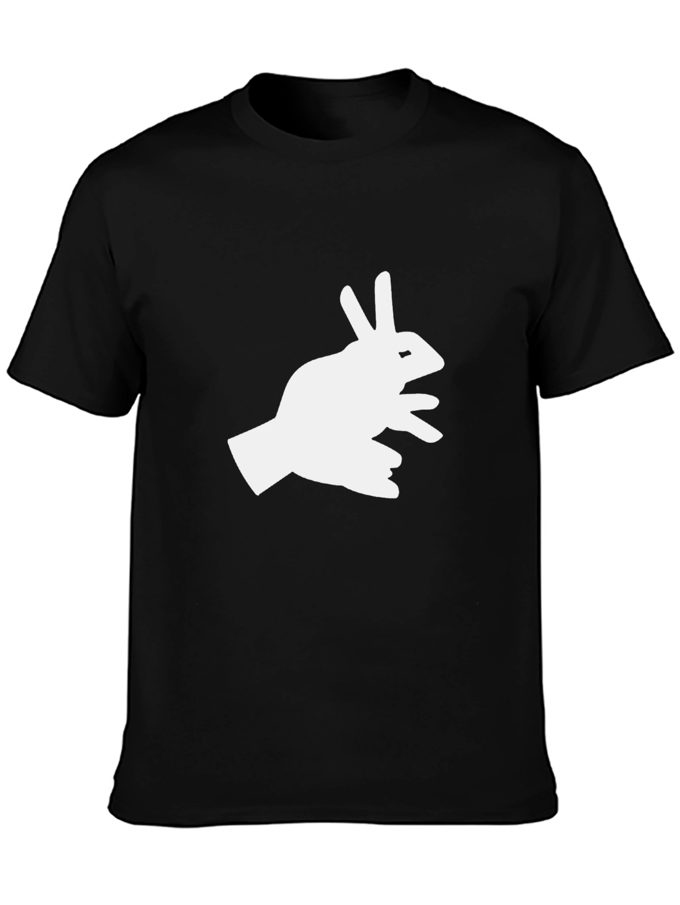 Shadow Rabbit Tee - Fun Hand Puppet T-Shirt