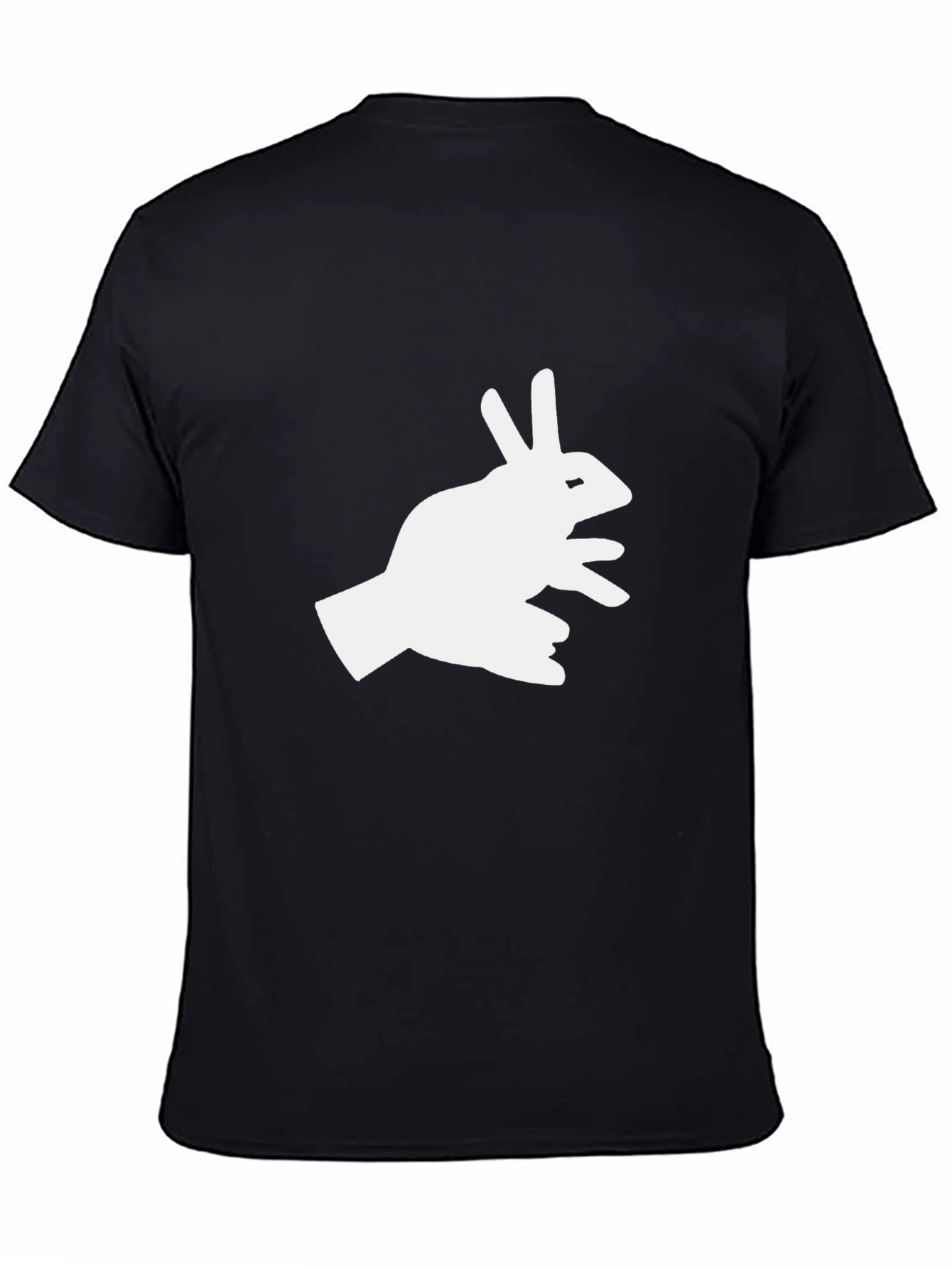 Shadow Rabbit Tee - Fun Hand Puppet T-Shirt