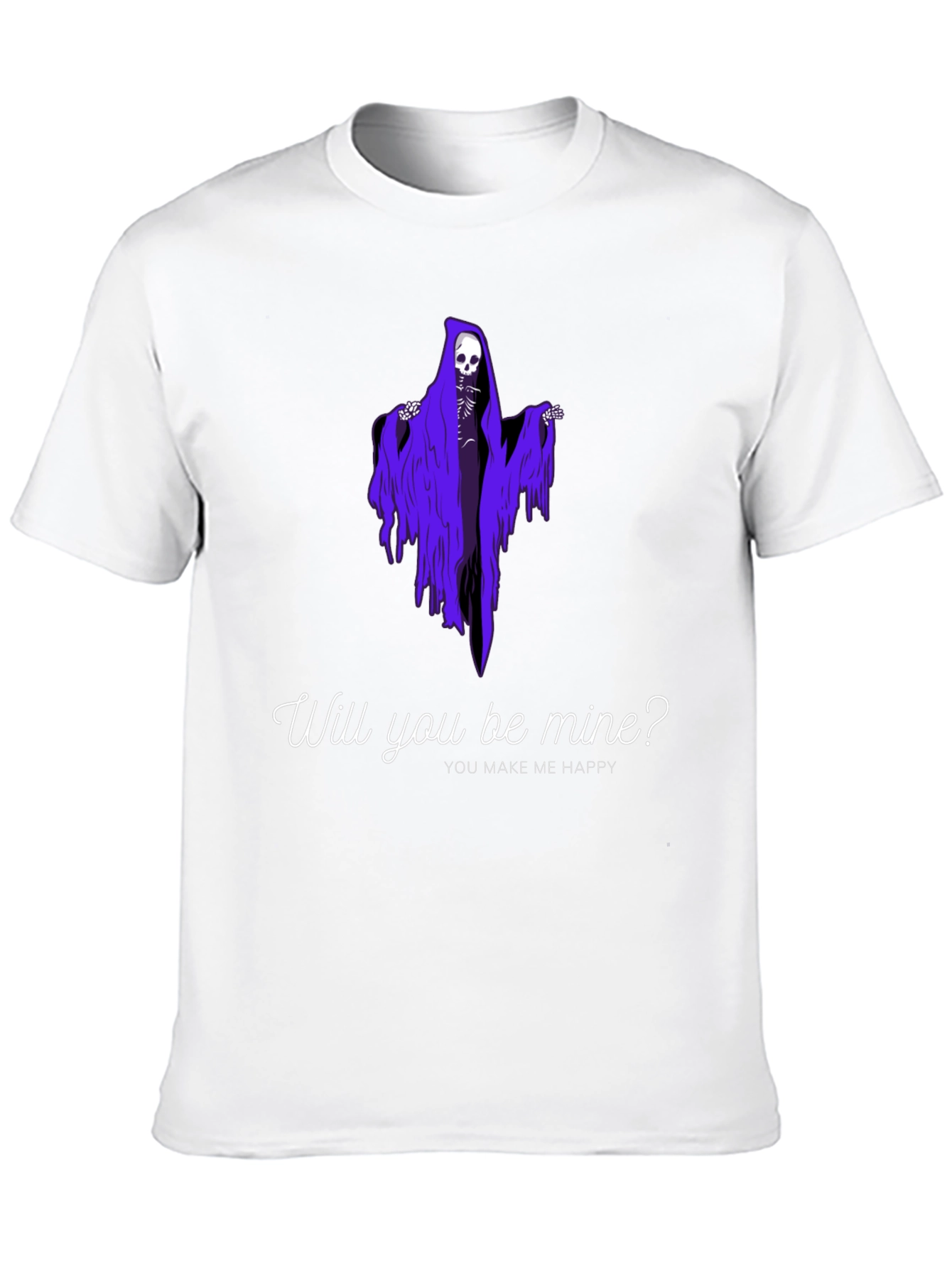 Gothic Romance T-Shirt - Will You Be Mine?