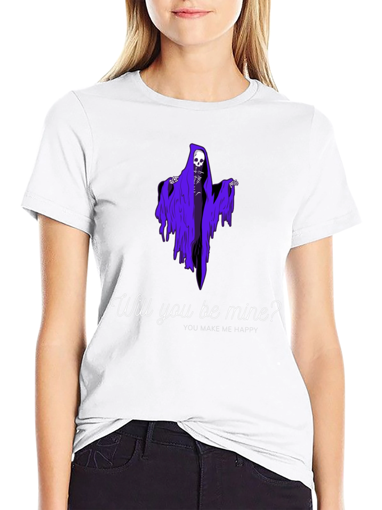 Gothic Romance T-Shirt - Will You Be Mine?