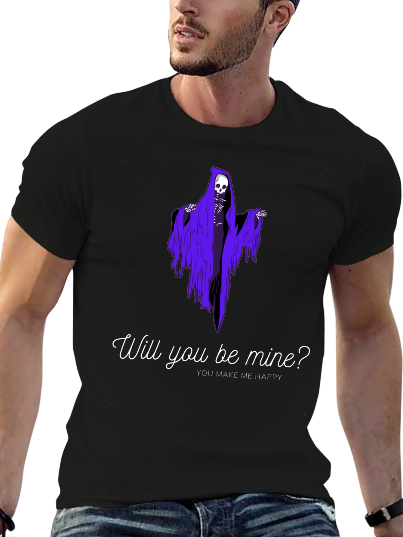 Gothic Romance T-Shirt - Will You Be Mine?