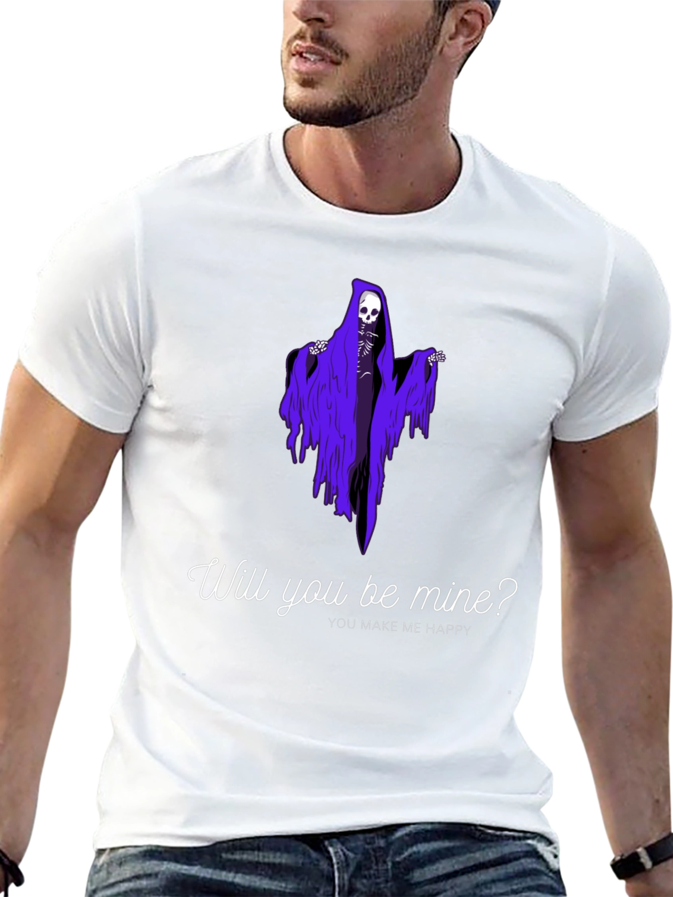 Gothic Romance T-Shirt - Will You Be Mine?