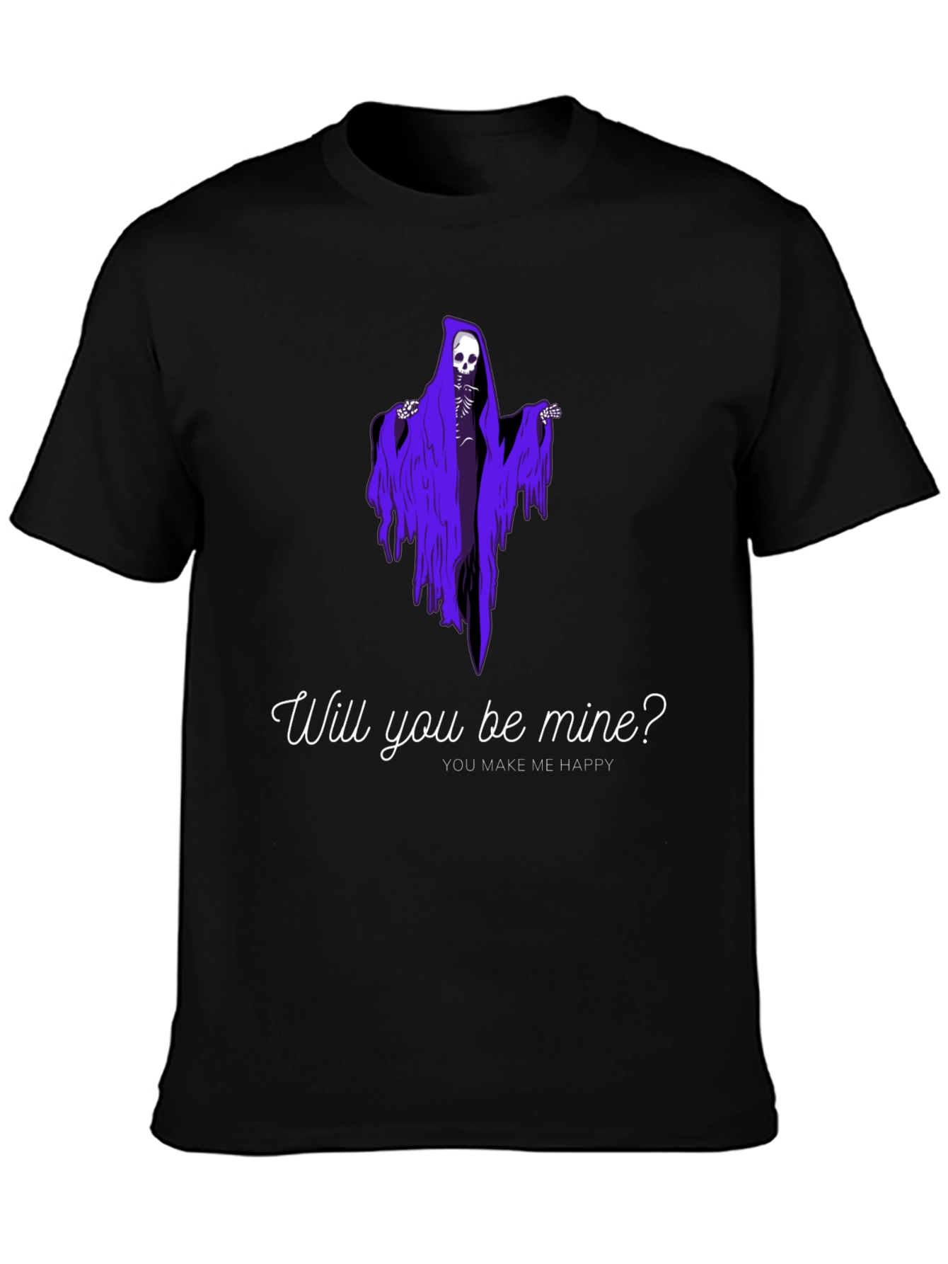 Gothic Romance T-Shirt - Will You Be Mine?