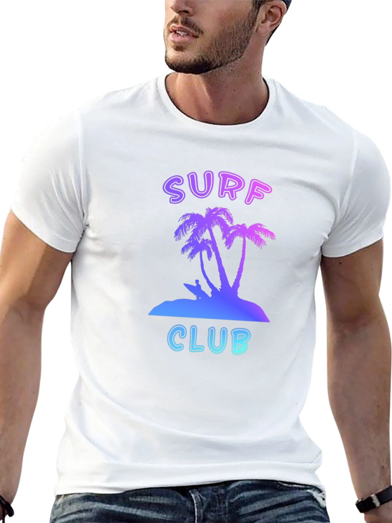 Surf Club Palm Tee - Island Vibes T-Shirt