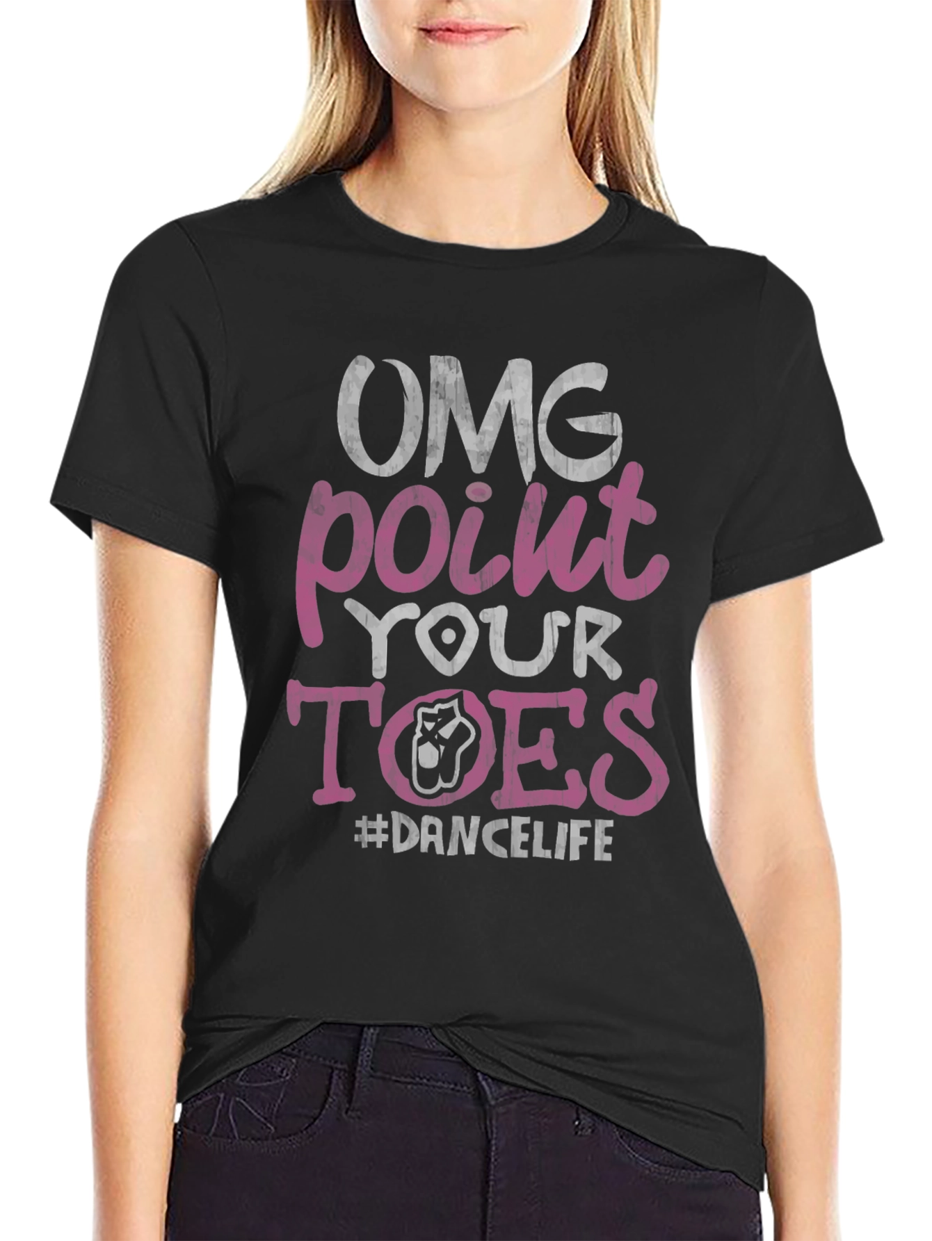 OMG Point Your Toes Dance T-Shirt