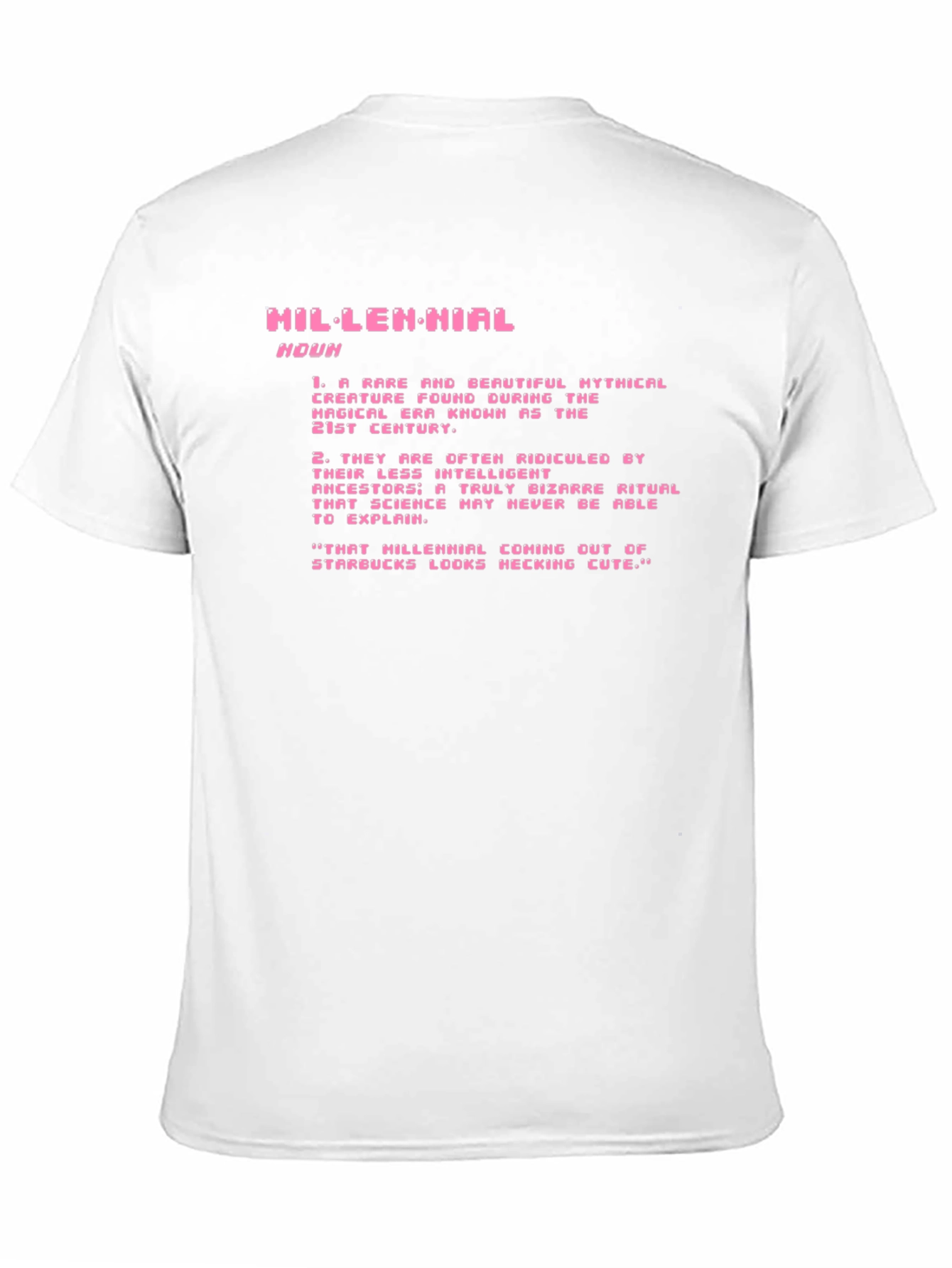 Millennial Definition Graphic Tee - Black