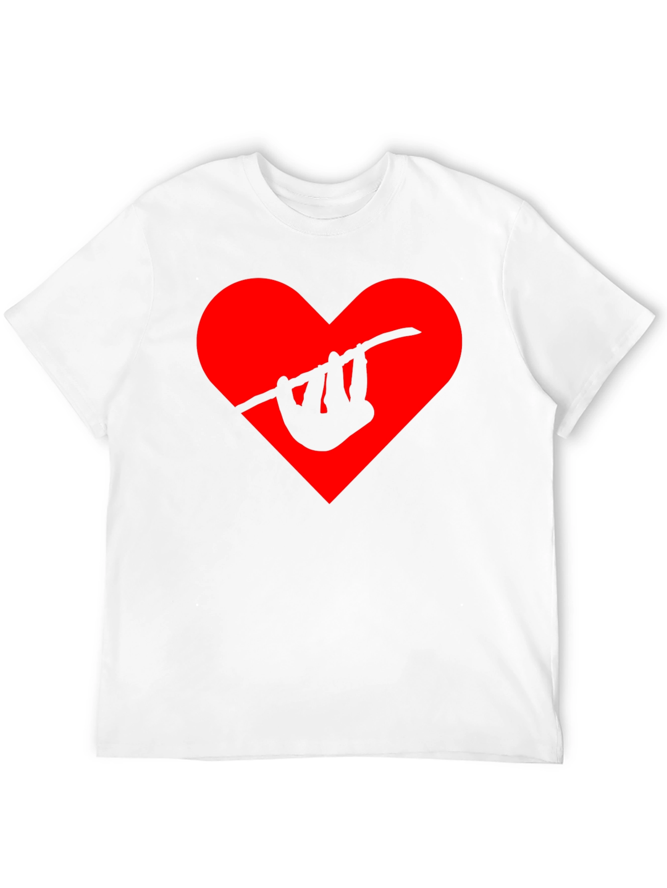 Sloth Heart Graphic Tee - Hang in There!