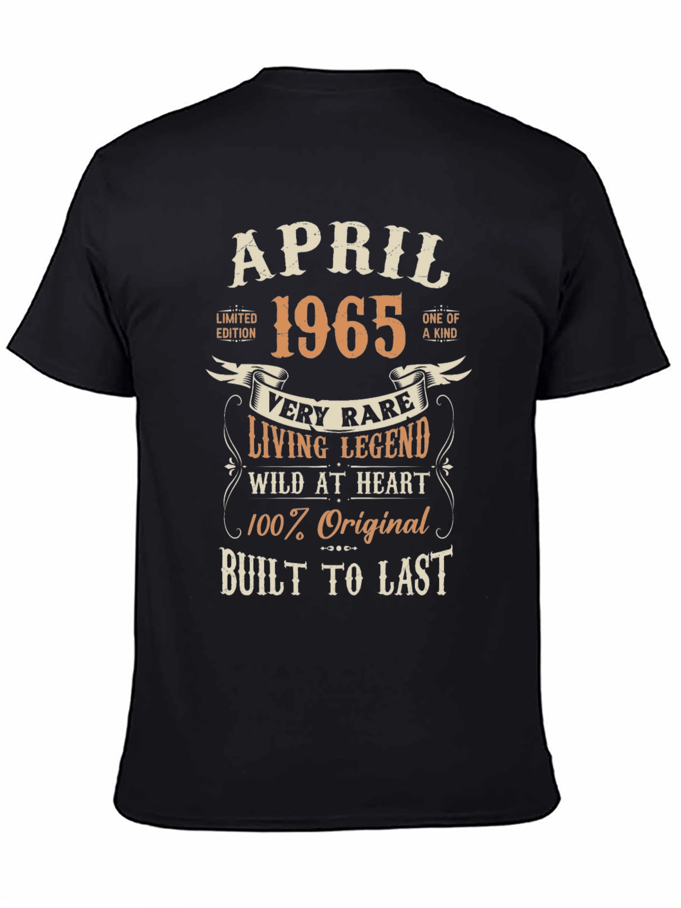April 1965 Living Legend Black T-Shirt