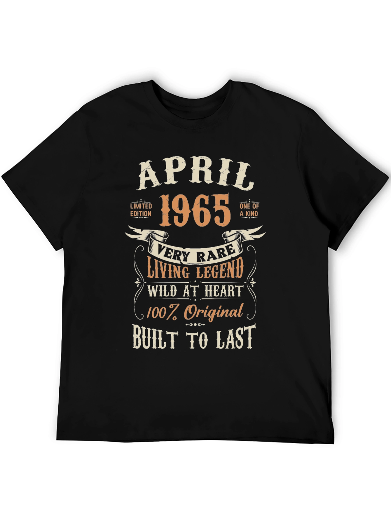 April 1965 Living Legend Black T-Shirt