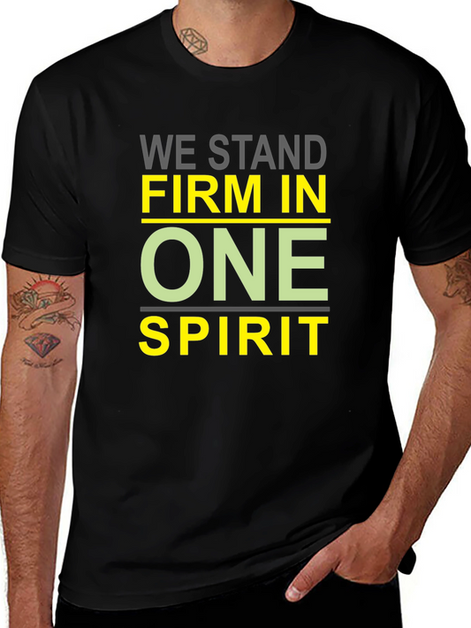 We Stand Firm In One Spirit Graphic Tee