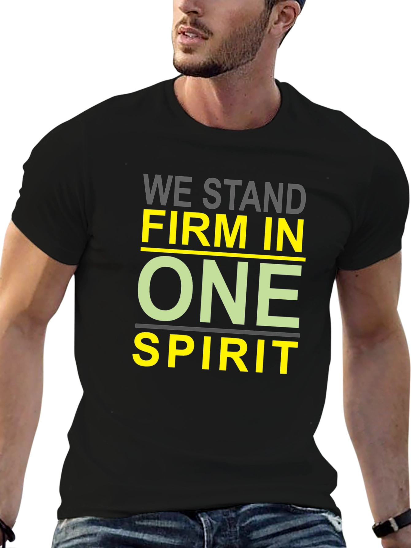 We Stand Firm In One Spirit Graphic Tee