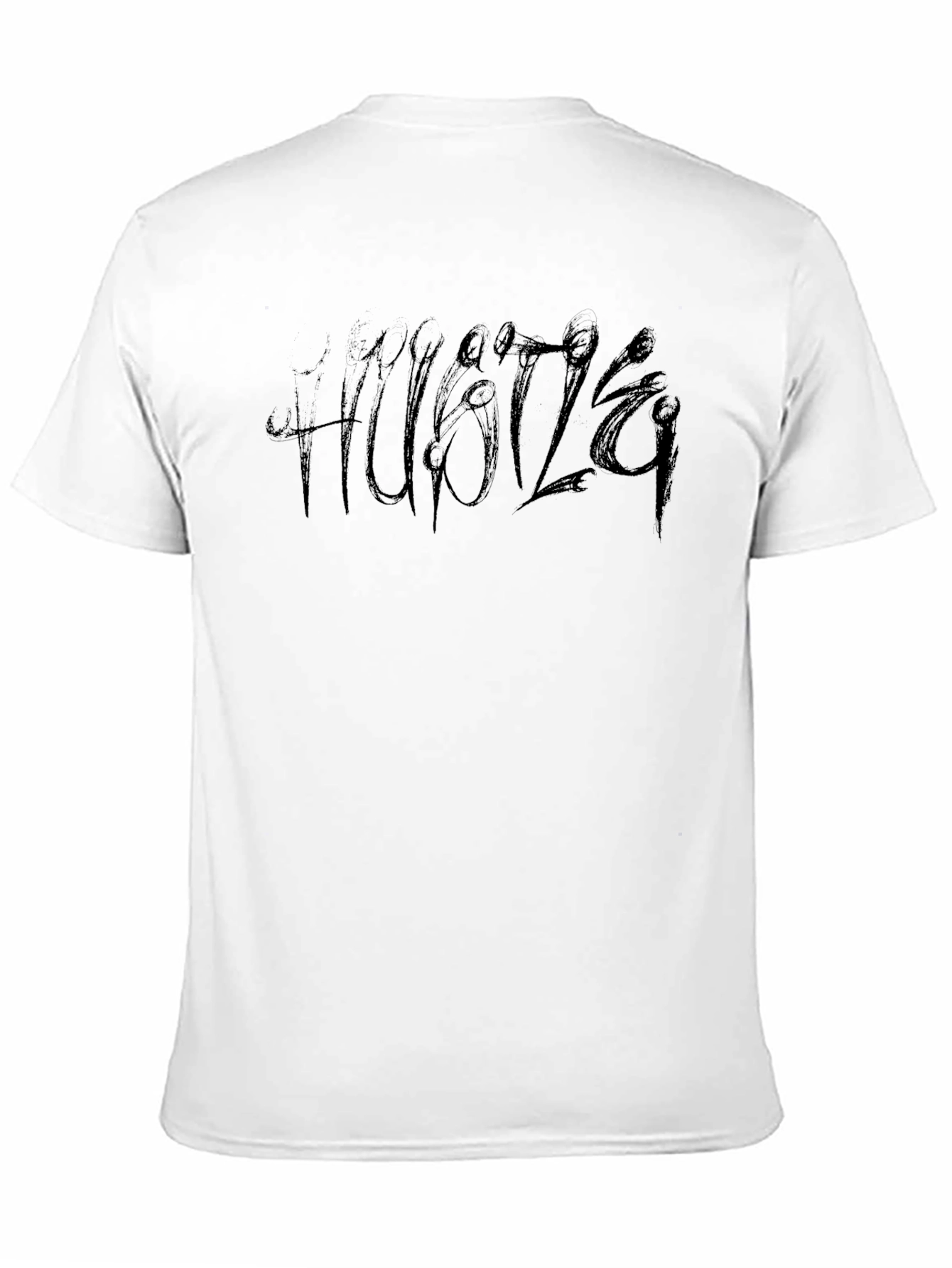 Black Hustle T-Shirt - Bold Graphic Tee