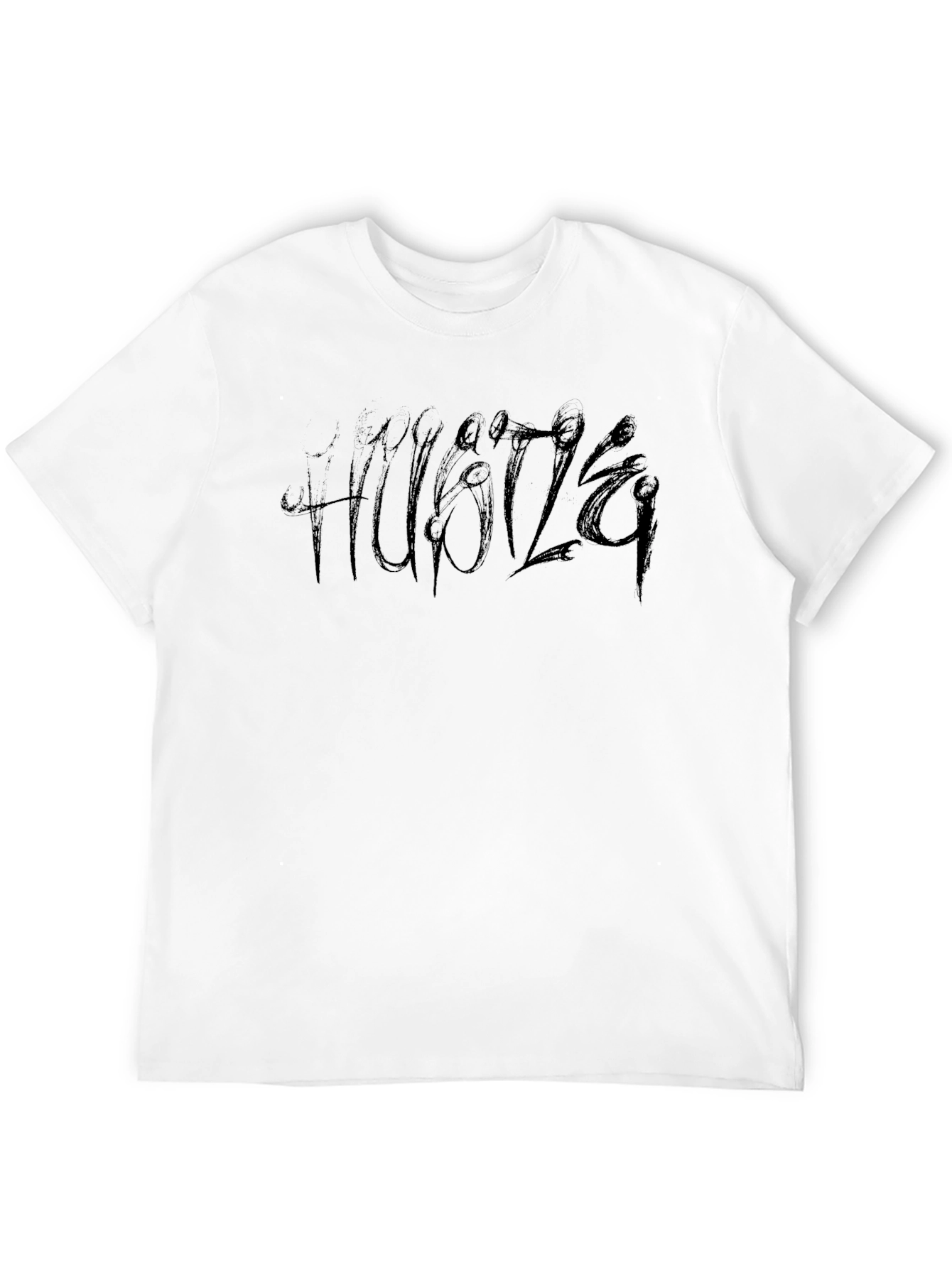 Black Hustle T-Shirt - Bold Graphic Tee