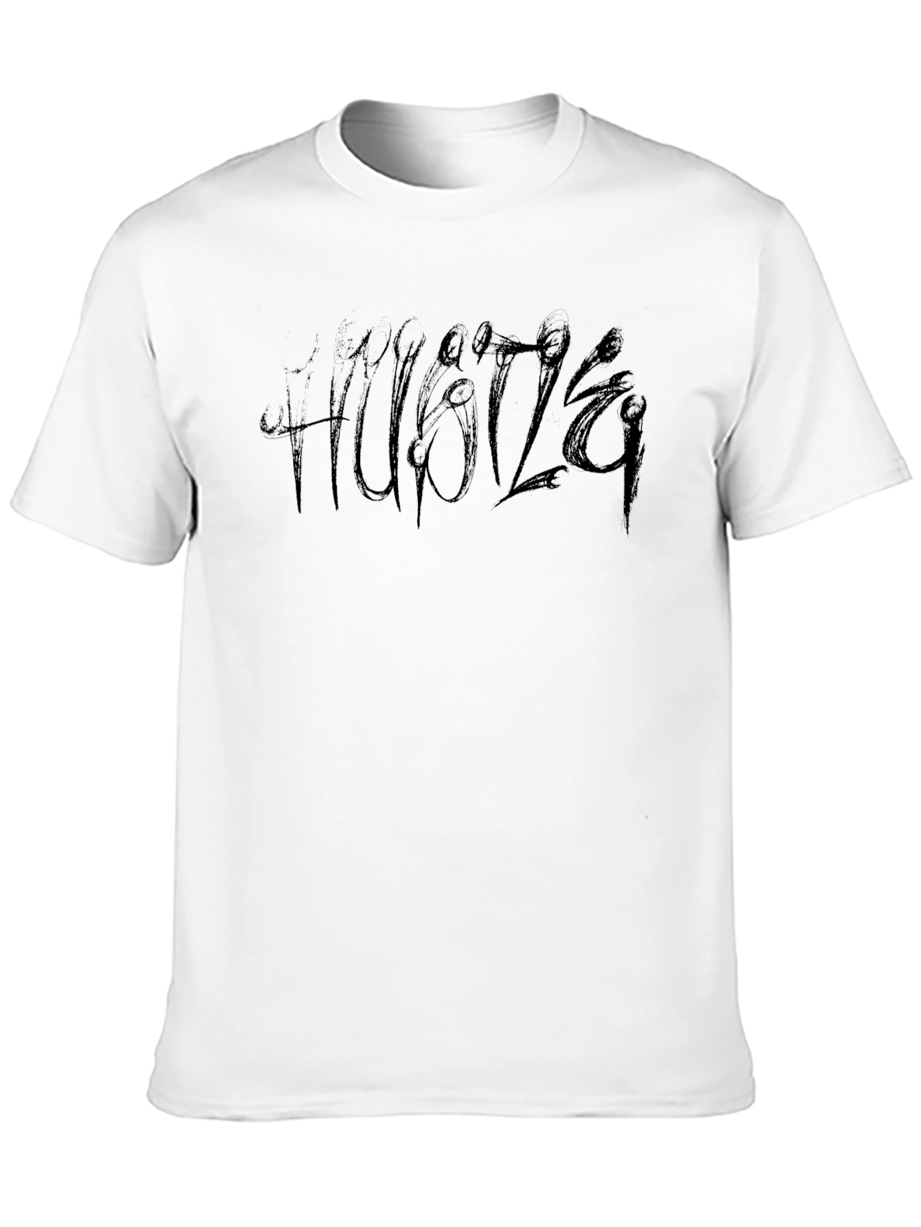 Black Hustle T-Shirt - Bold Graphic Tee